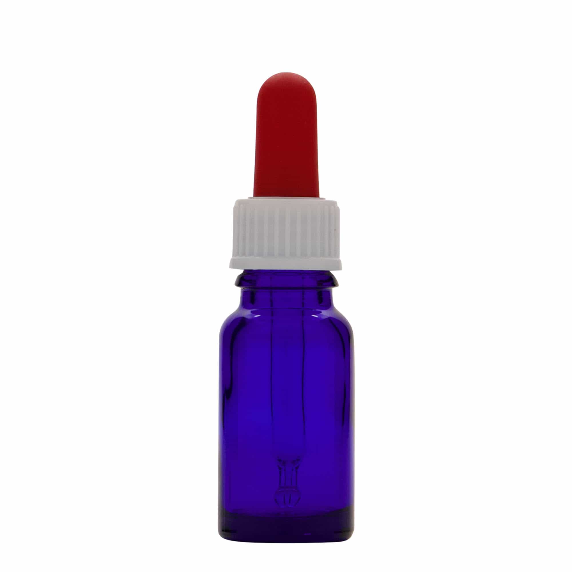 10 ml ravimi pipettpudel, klaas, sügavsinine-punane, sulgur: DIN 18 10 ml ravimi pipettpudel, klaas, sügavsinine-punane, sulgur: DIN 18