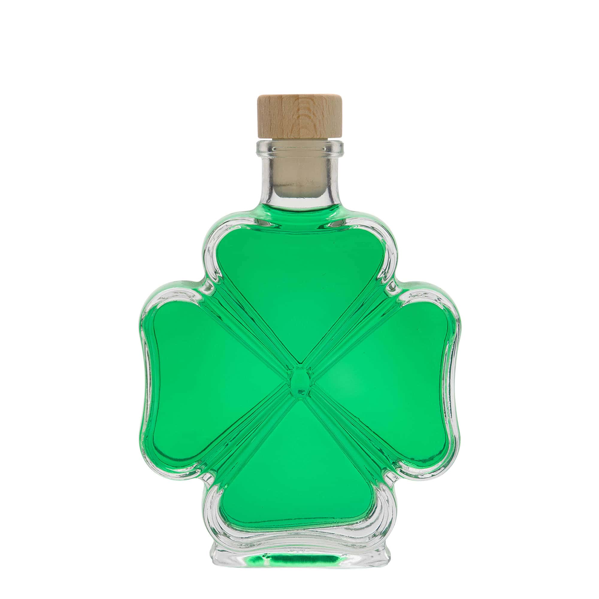 200 ml klaaspudel 'Ristikheina', ava: kork