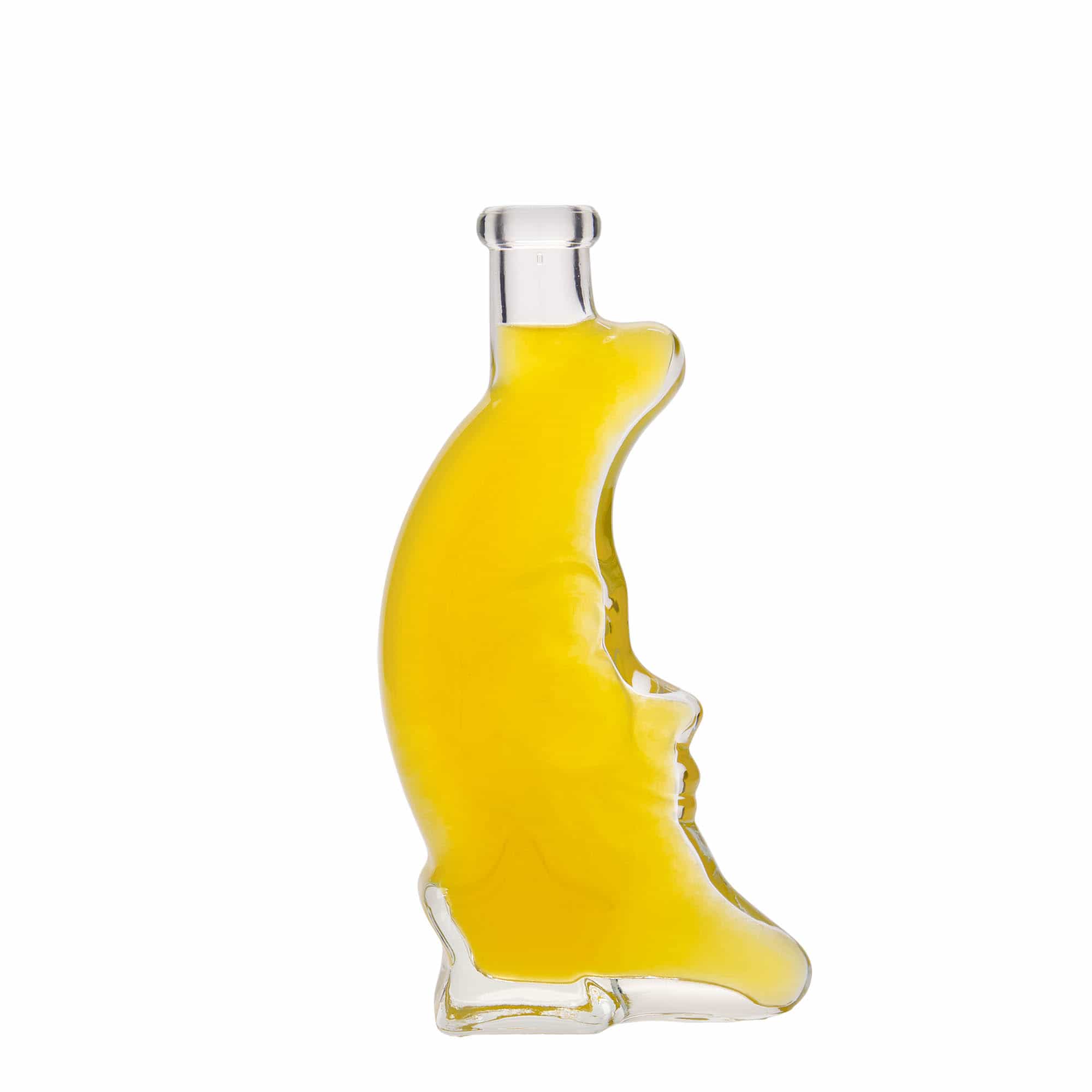 200 ml klaaspudel 'Kuu', sulgur: kork
