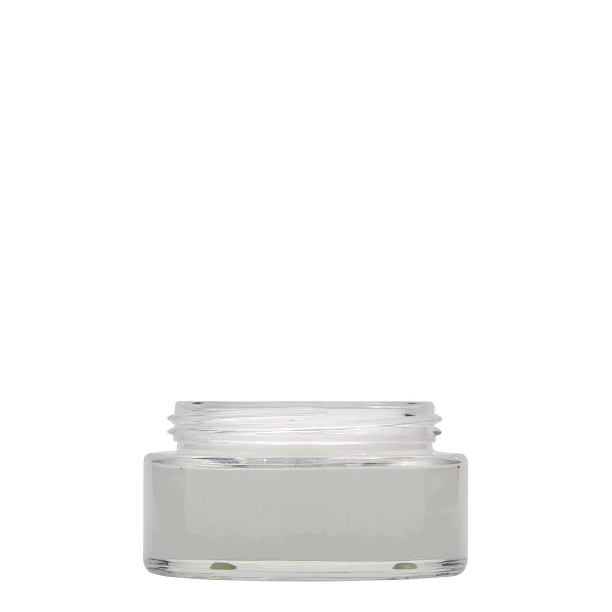 100 ml kosmeetikapurk 'Clear Edition', klaas, sulgur: keeratav kaas