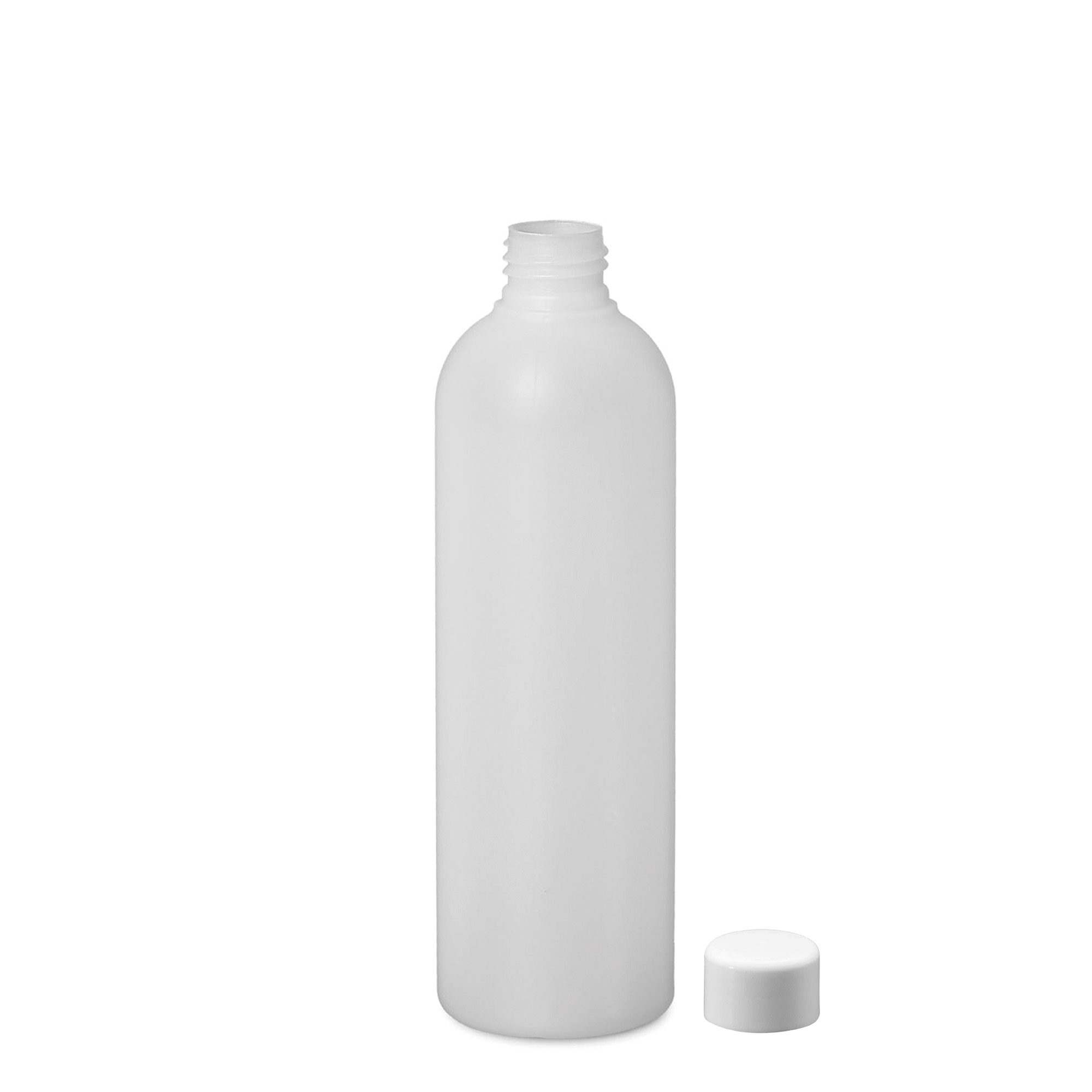 300 ml plastpudel 'Tuffy', HDPE, naturaalne, ava: 24/410