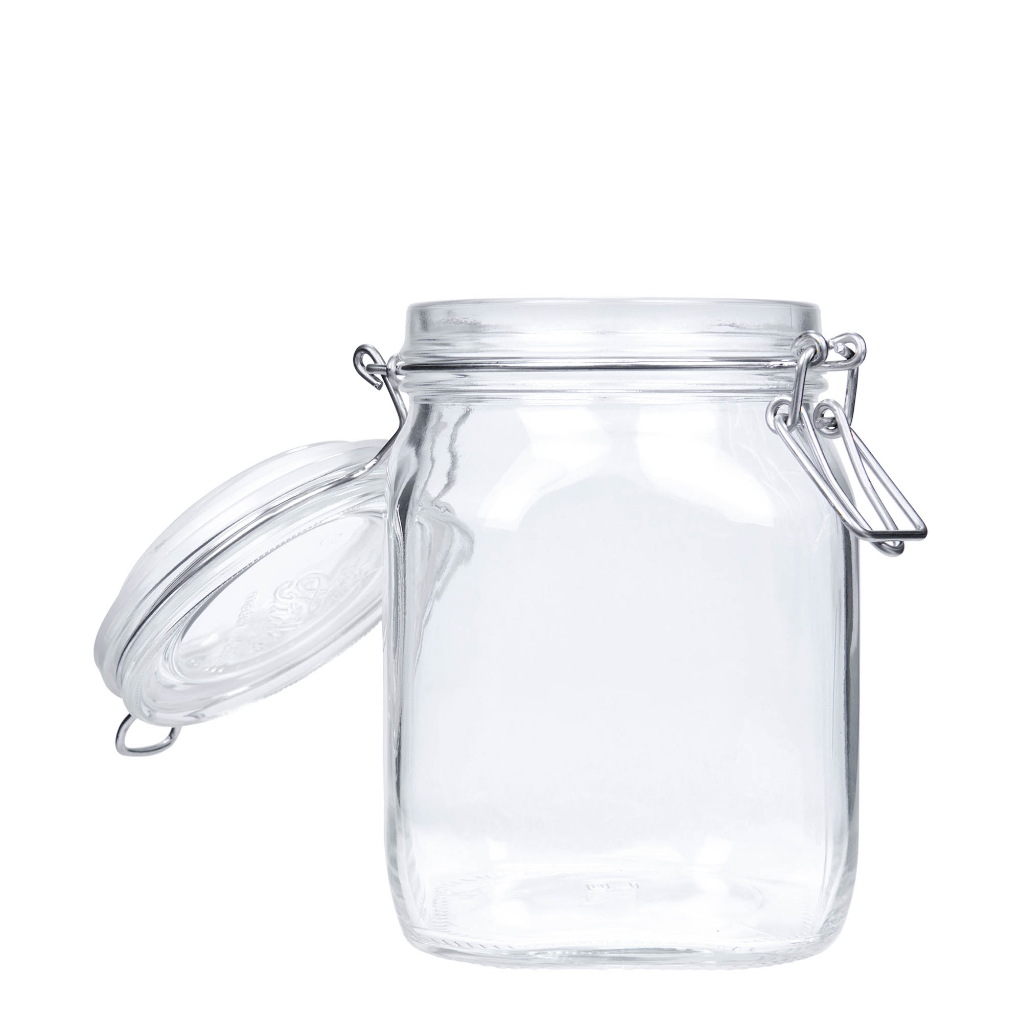 1.000 ml traadi sangaga klaaspurk „Fido“, ruudukujuline, avale: traadi sangalukk 1.000 ml traadi sangaga klaaspurk „Fido“, ruudukujuline, avale: traadi sangalukk