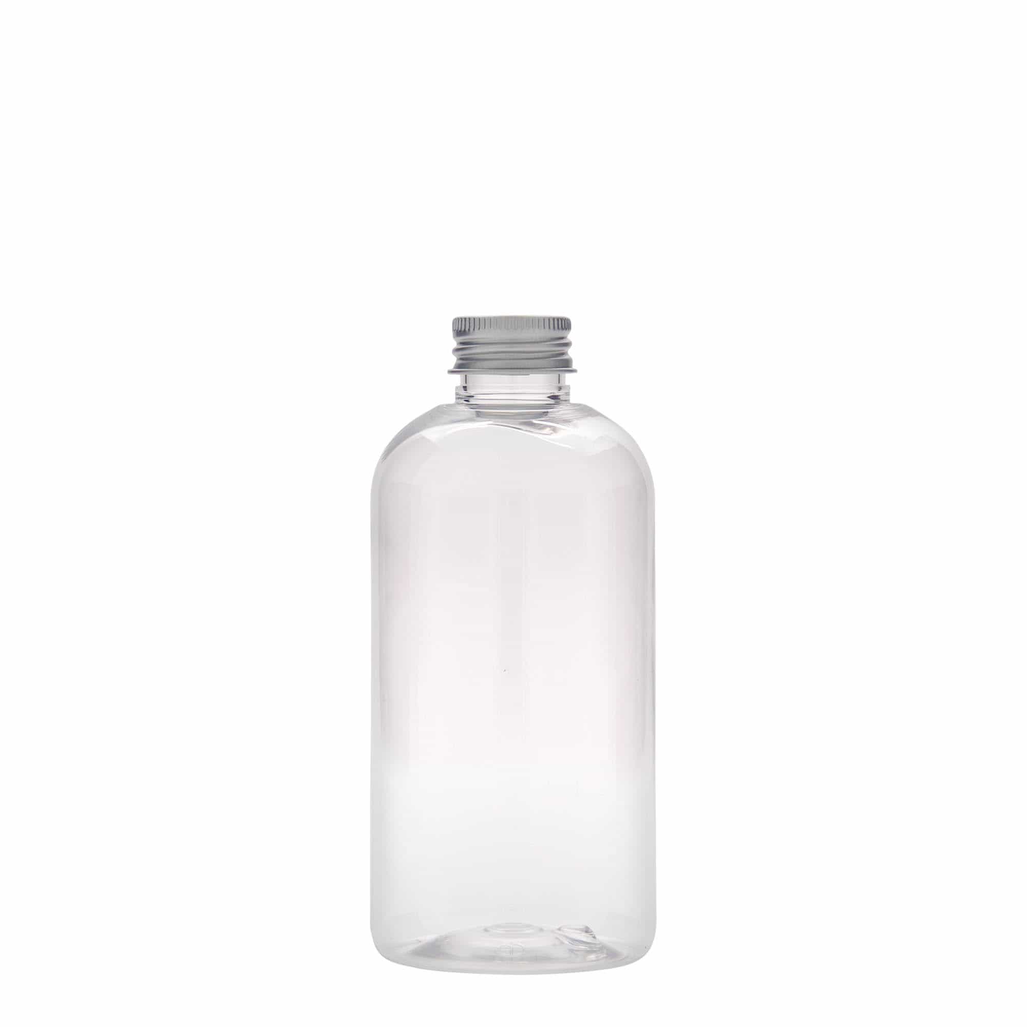 250 ml PET-pudel 'Boston', plast, sulgur: GPI 24/410