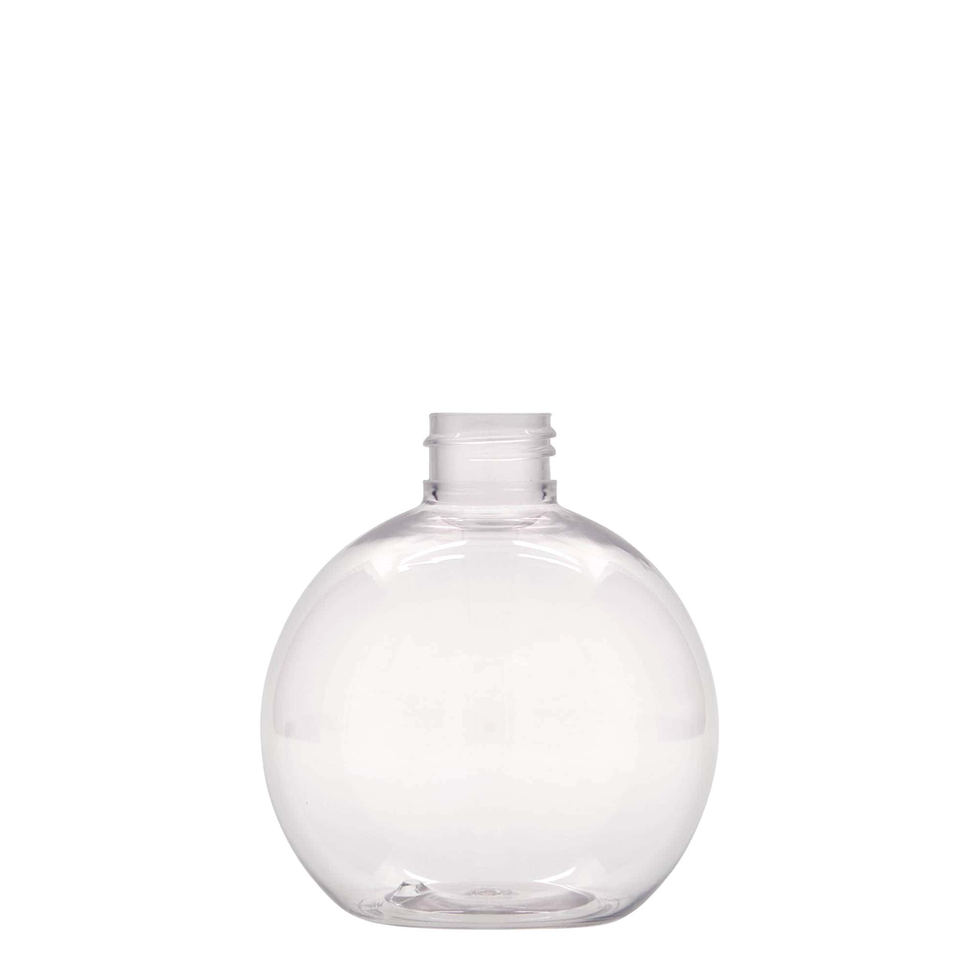 250 ml PET-pudel 'Perry', ümmargune, plastik, suuava: 24/410