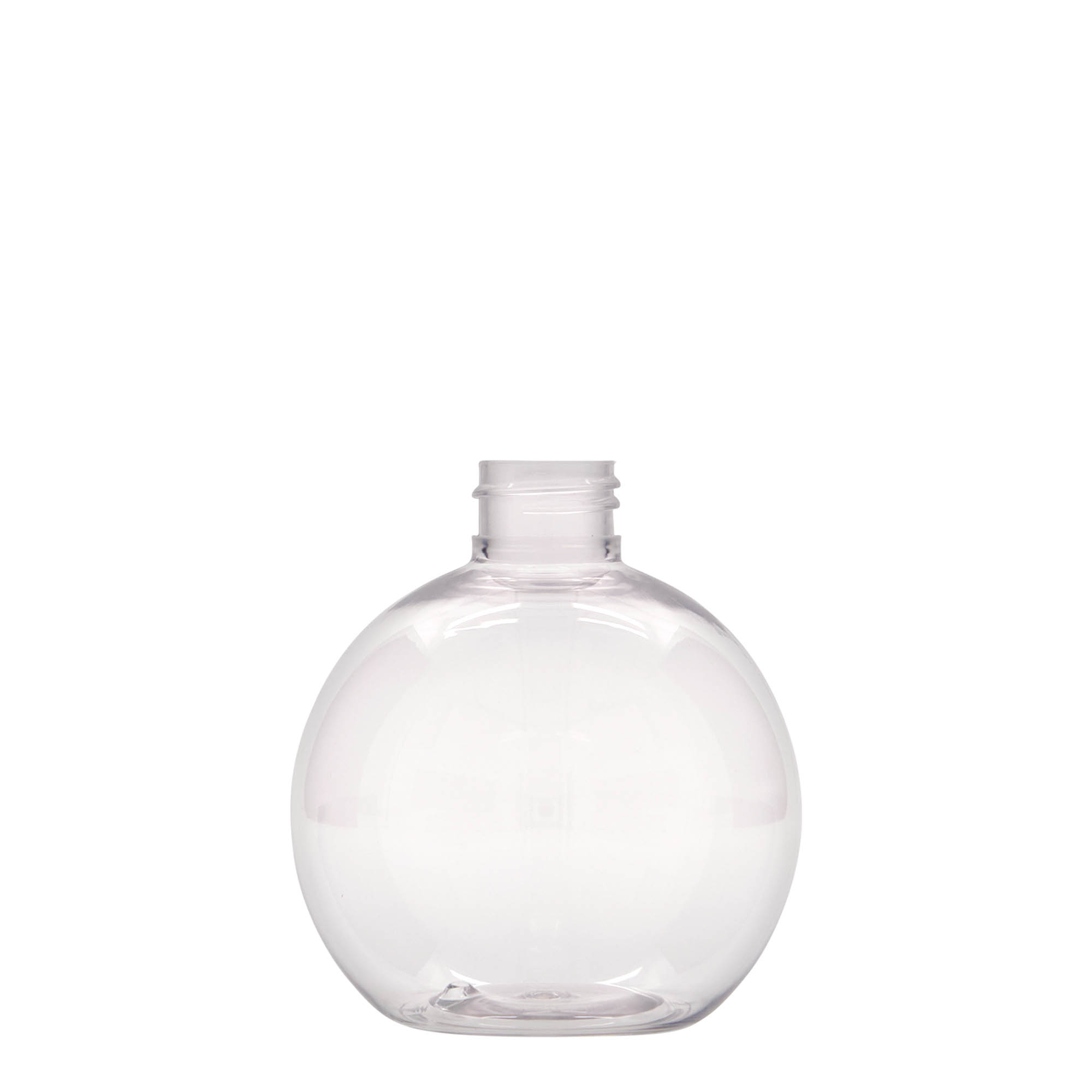 250 ml PET-pudel „Perry“, ümmargune, plastik, avale: 24/410