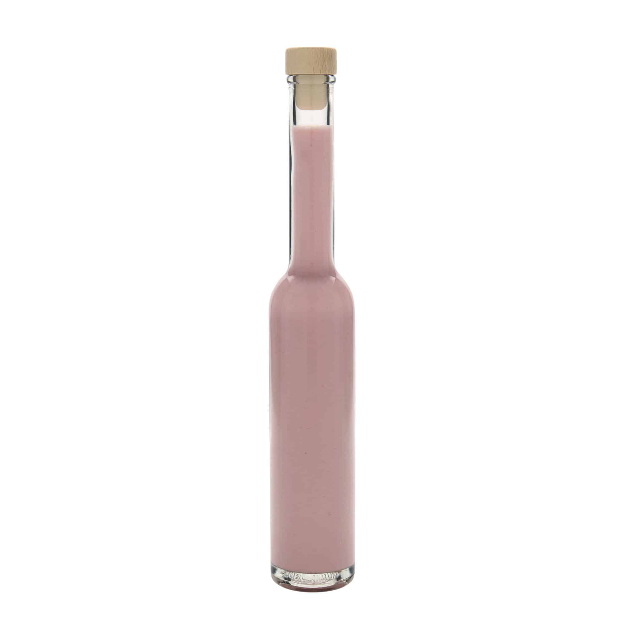 200 ml klaaspudel 'Platina', sulgur: kork