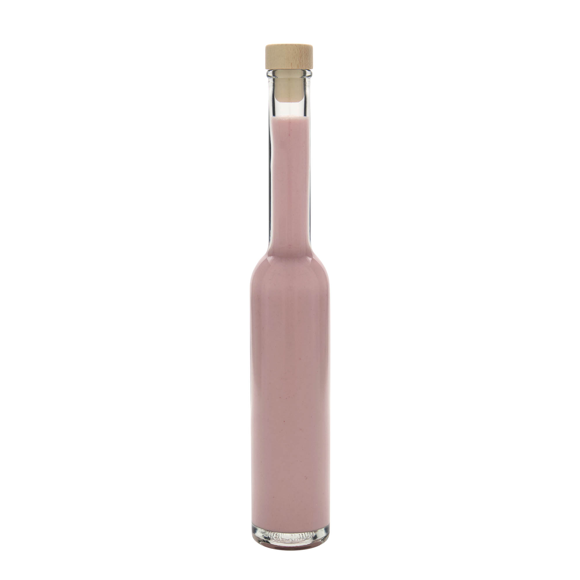 200 ml klaaspudel 'Platina', suu: kork