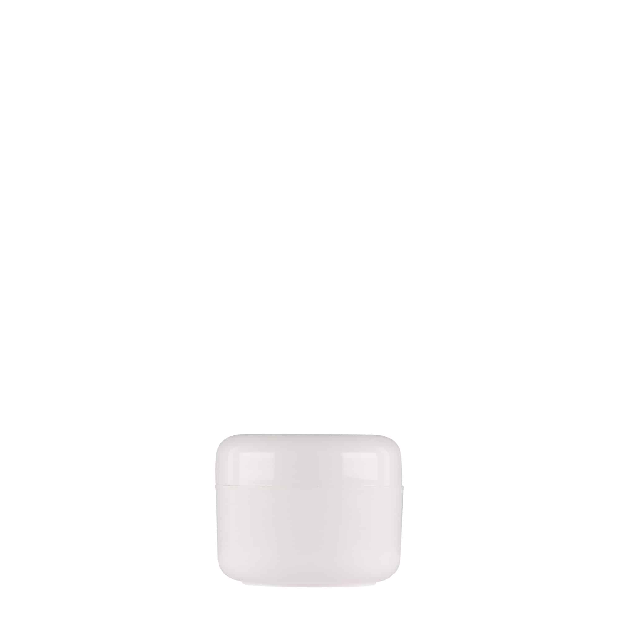 15 ml plasttoos 'Bianca', PP, valge, sulgur: keeratav kaas