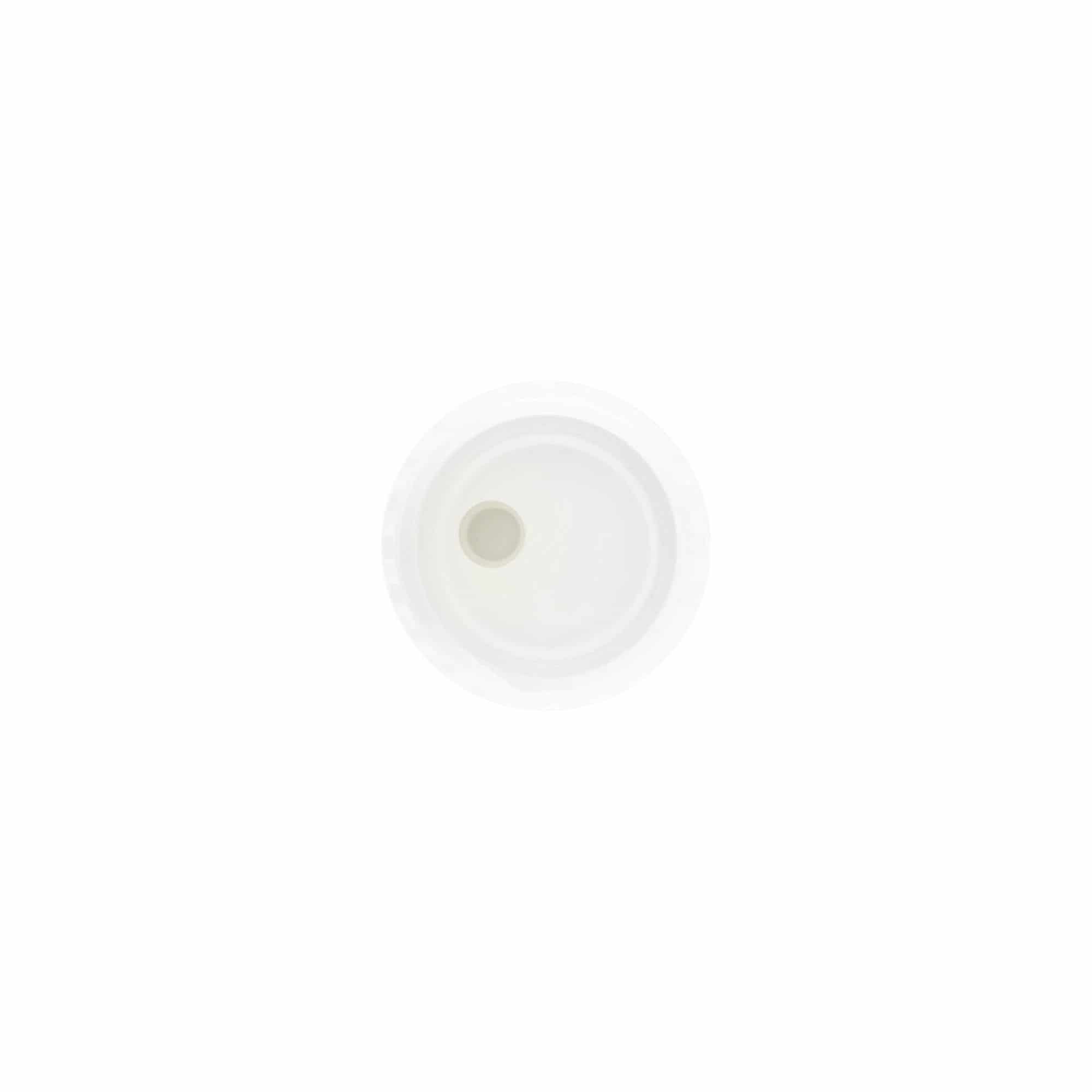 Keeratav disc-top-kork, PP-plast, valge, sulguri tüüp: GPI 24/410