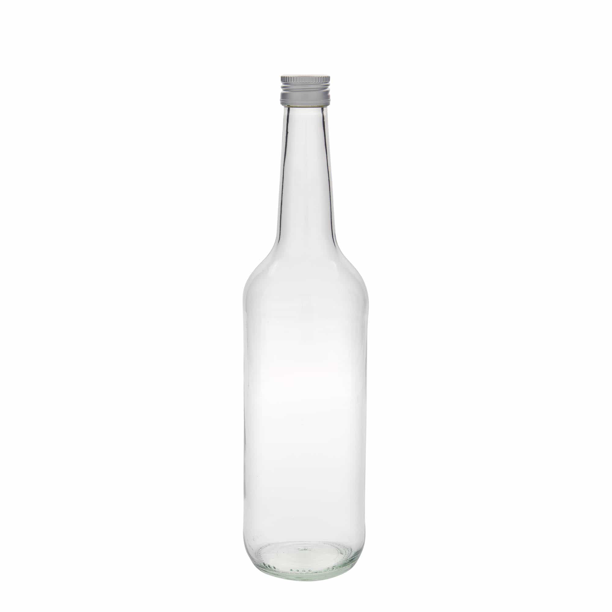 700 ml klaaspudel sirge kaelaga, avale: PP 28