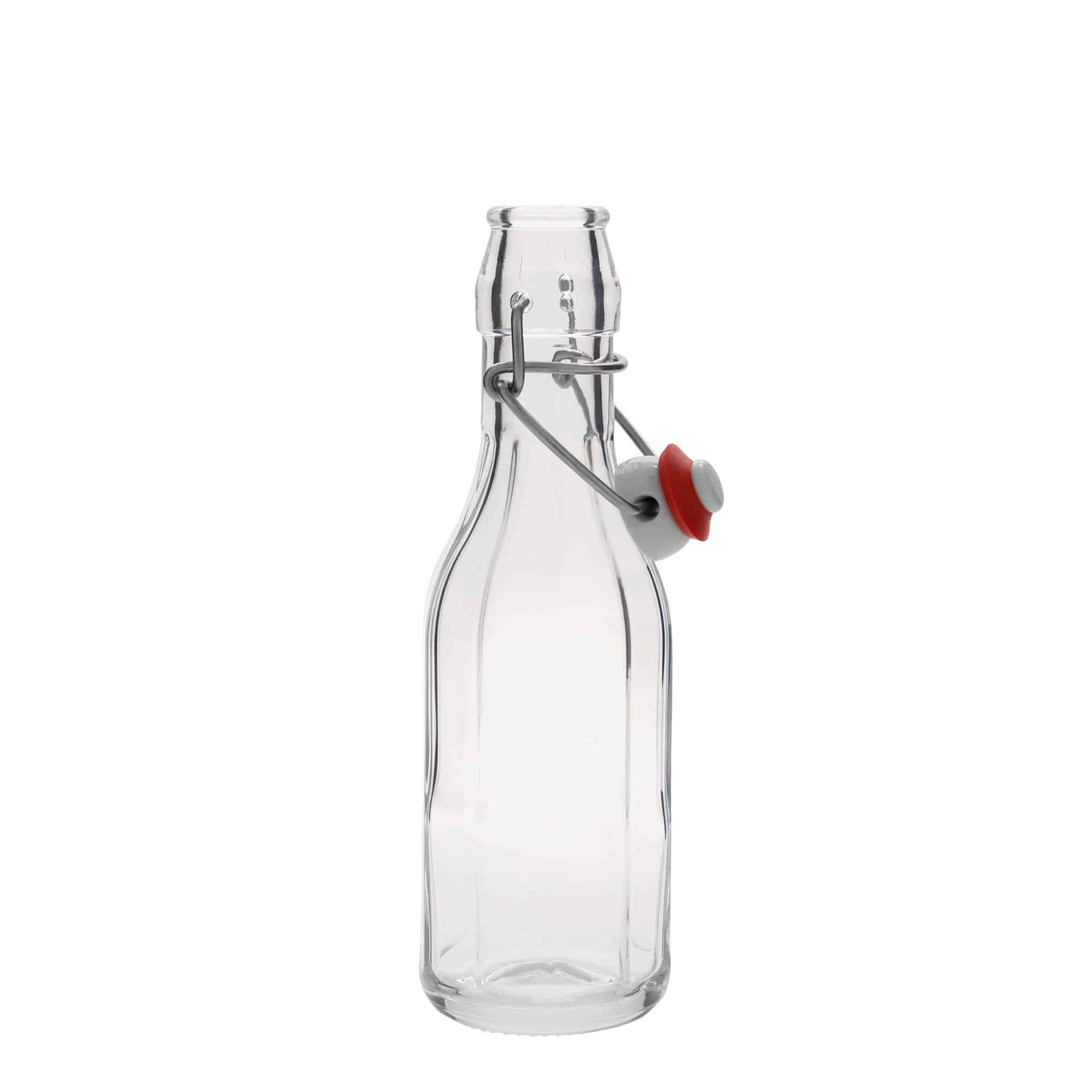 250 ml klaaspudel 'Bravo', kümnekandiline, sulgur: traatkork
