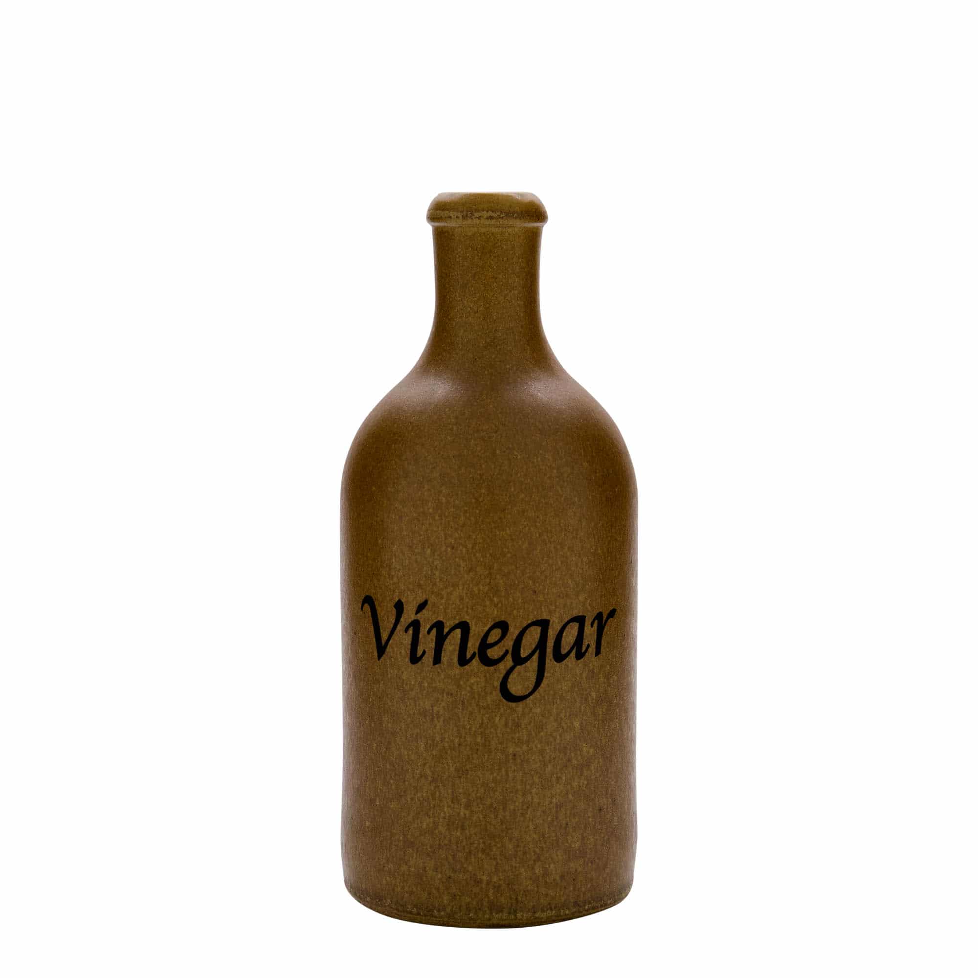 500 ml savitopp, motiiv: äädikas, keraamika, pruun-kristall, suuava: kork