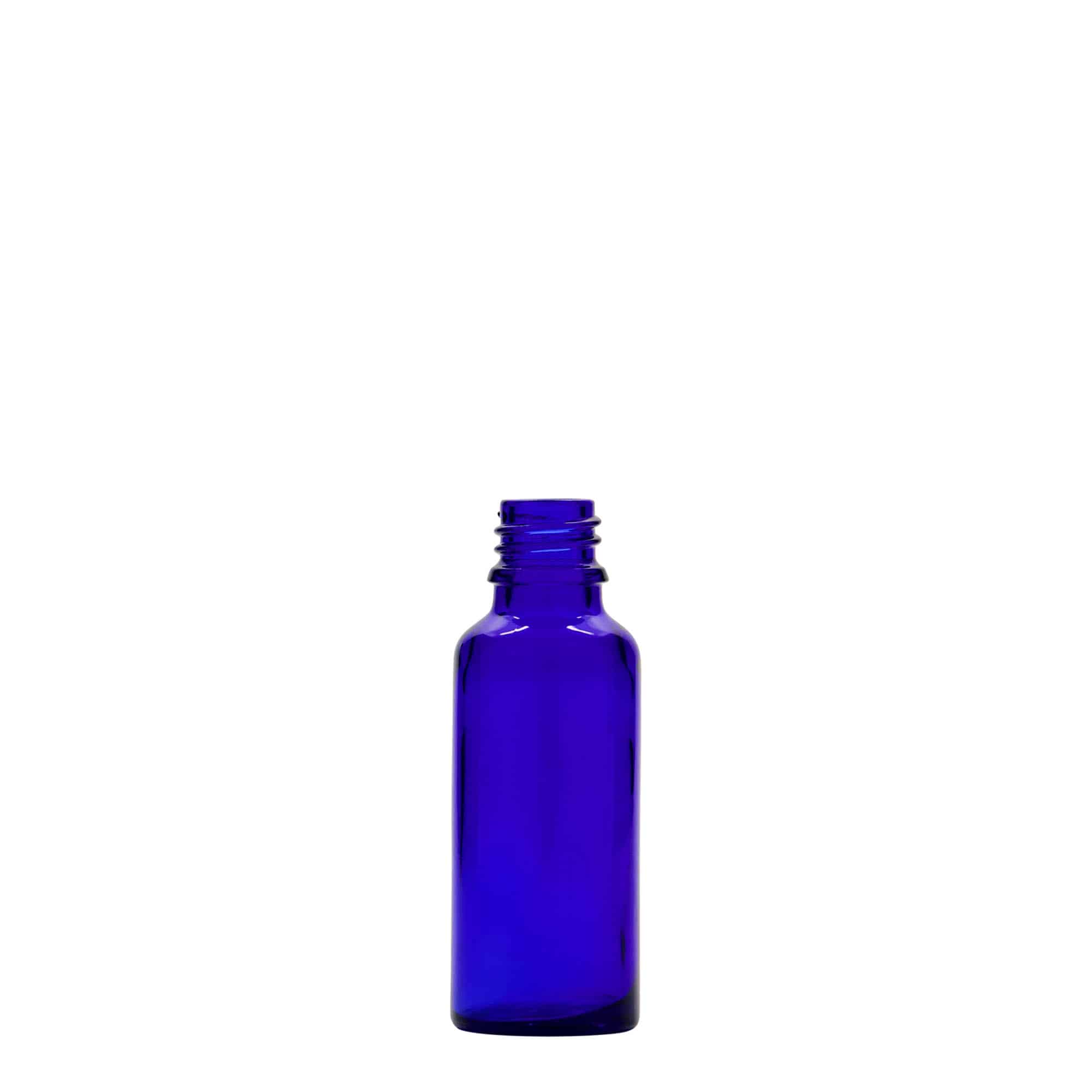 30 ml rohupudel, klaas, sügavsinine, sulgur: DIN 18 30 ml rohupudel, klaas, sügavsinine, sulgur: DIN 18