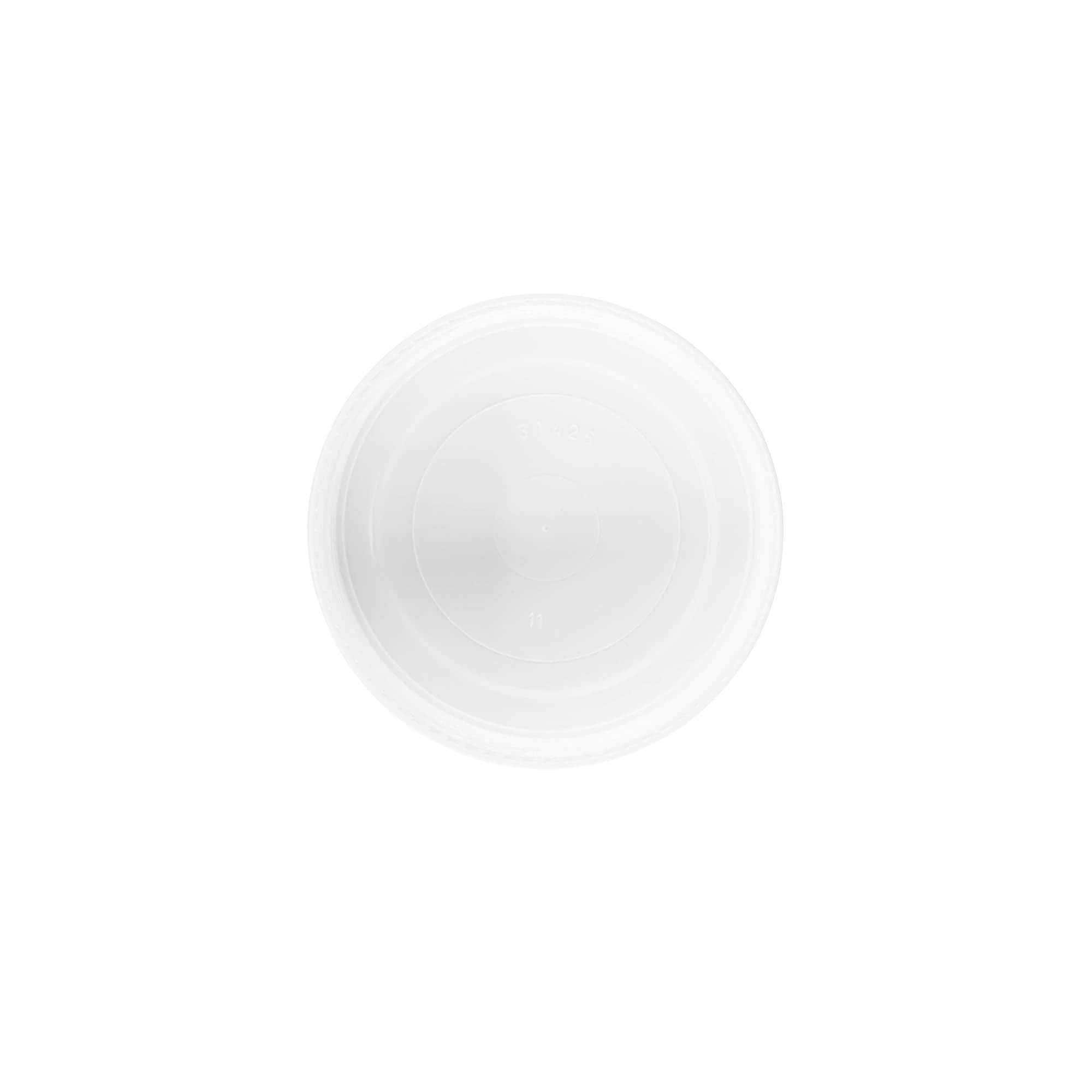 Keeratav kaas 100 ml 'Bianca' jaoks, PP-plast, valge