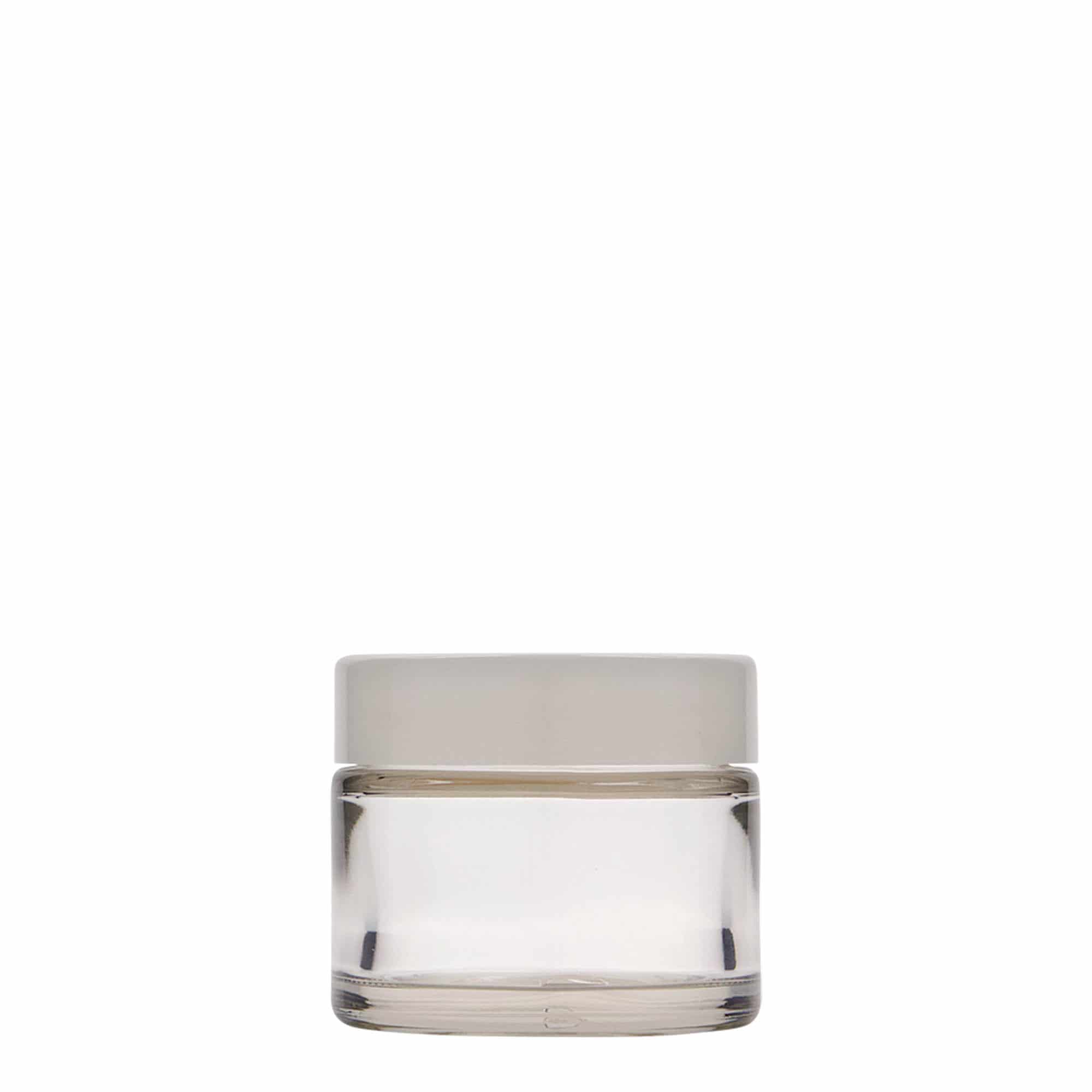 50 ml kosmeetikapurk 'Beauty', klaas, sulgur: keeratav kaas