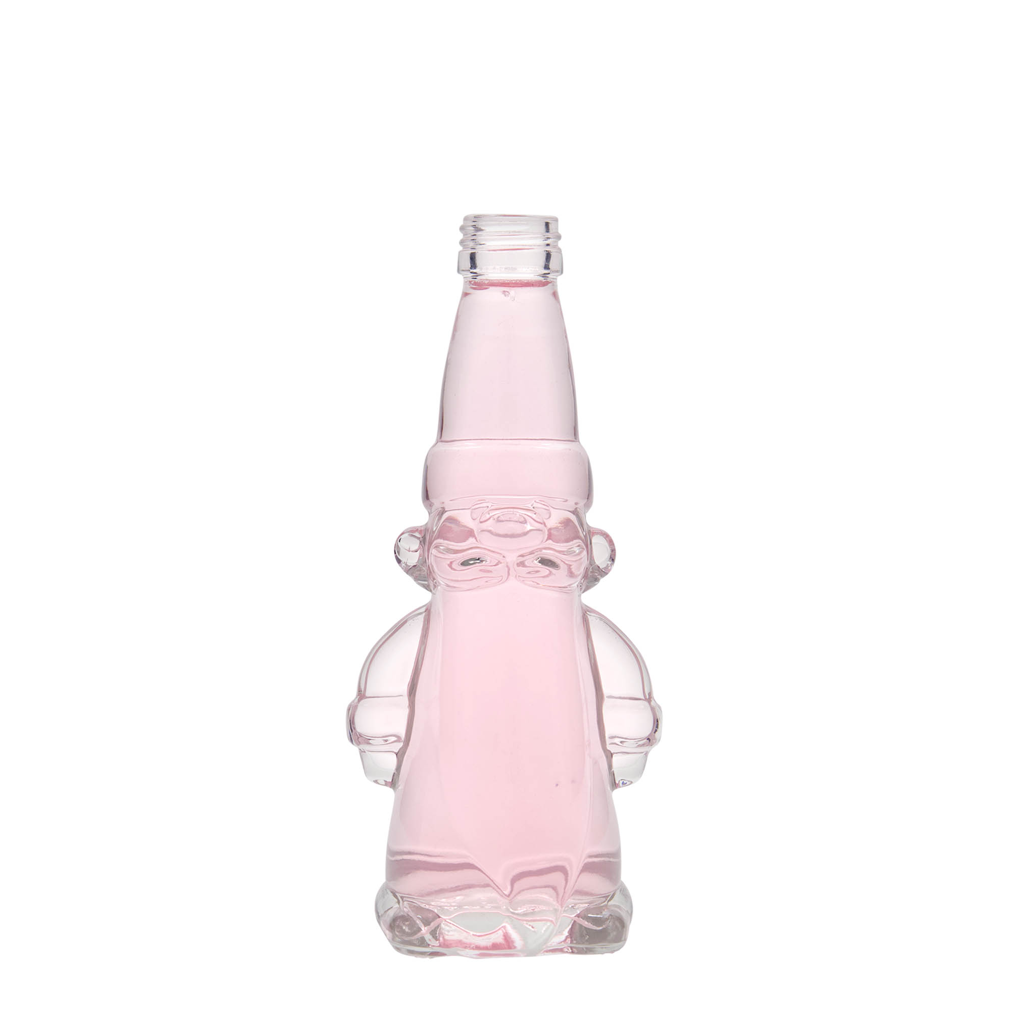 200 ml klaaspudel 'Jõuluvana', suuava: PP 28