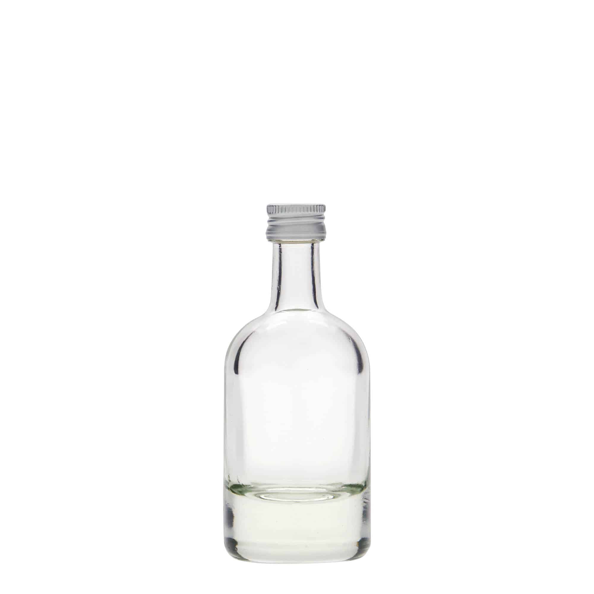 50 ml klaaspudel 'Linea Uno', sulgur: PP 18