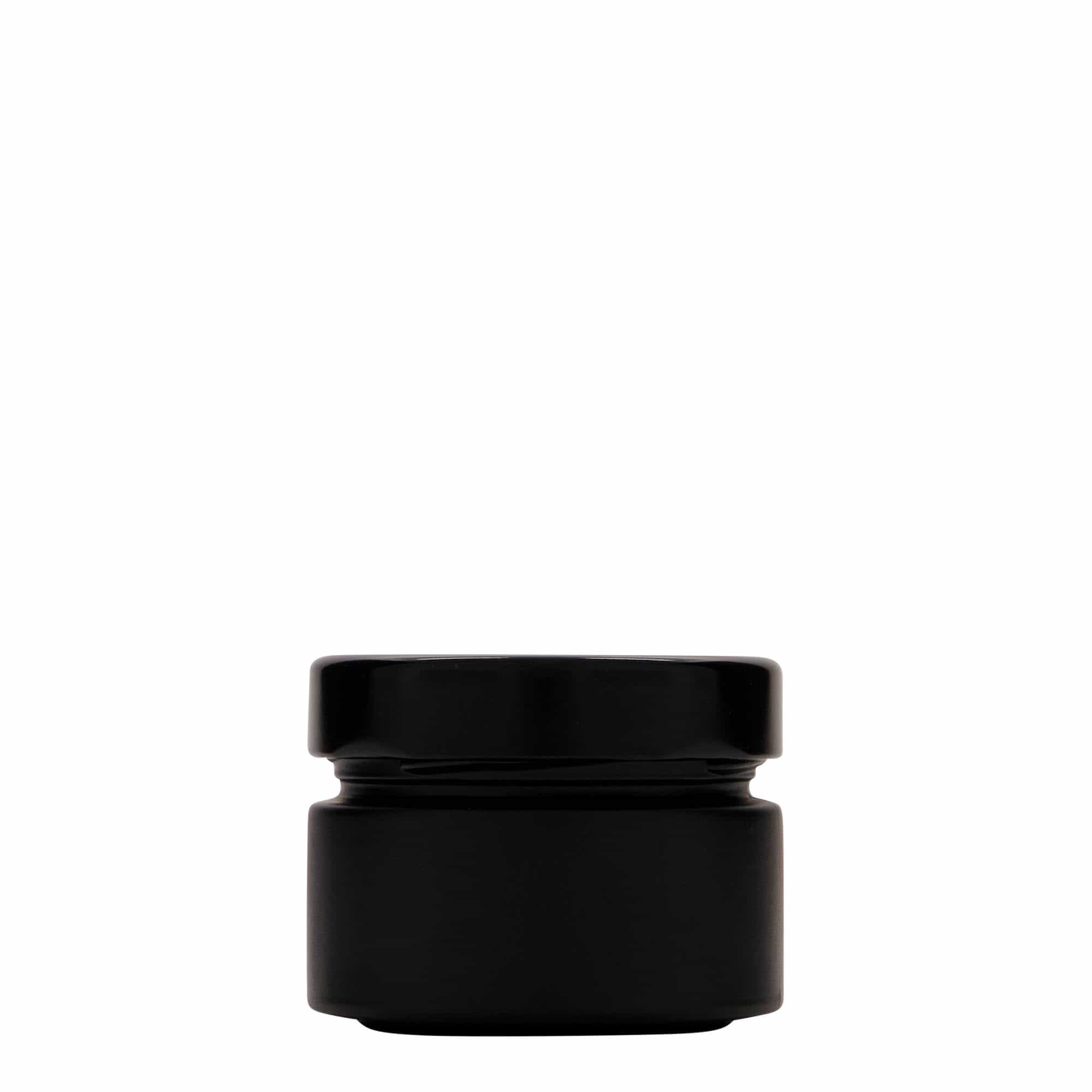 130 ml ümarklaas 'Aurora', must, suu: Deep-Twist-Off (DTO 66)