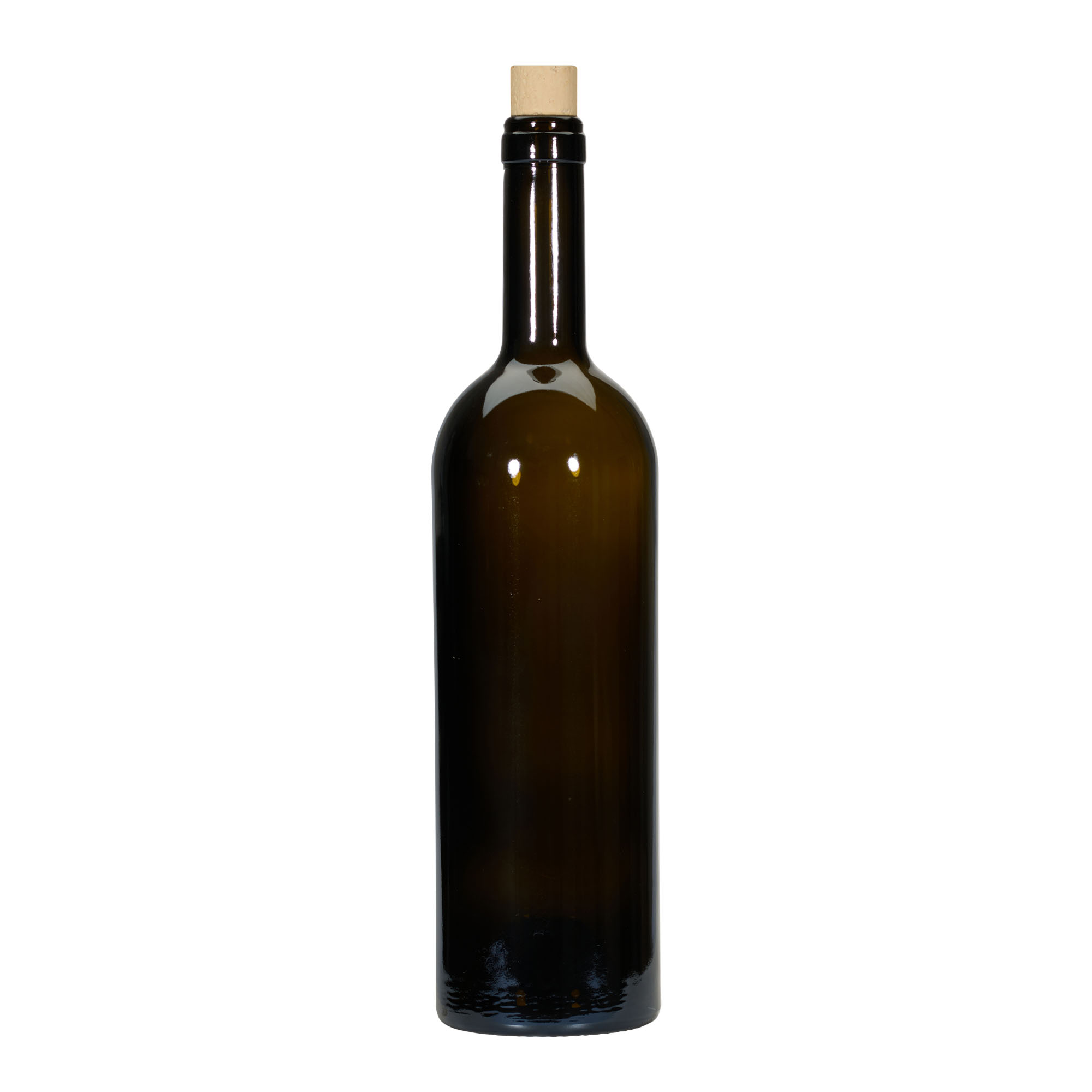 750 ml veini pudel 'Golia', antiikroheline, suuava: kork