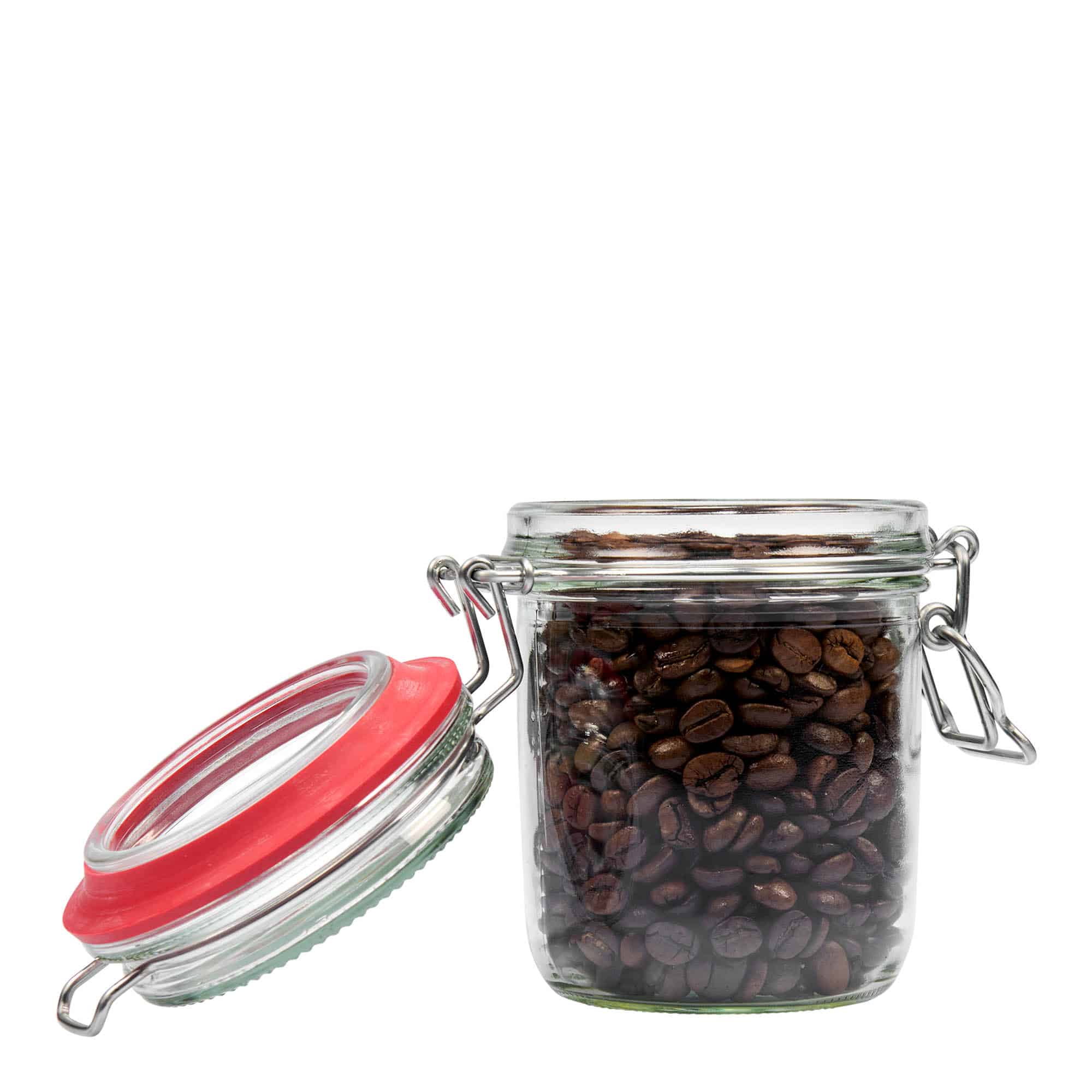 370 ml traadist sangaga klaaspurk, suuava: traadist sangalukk