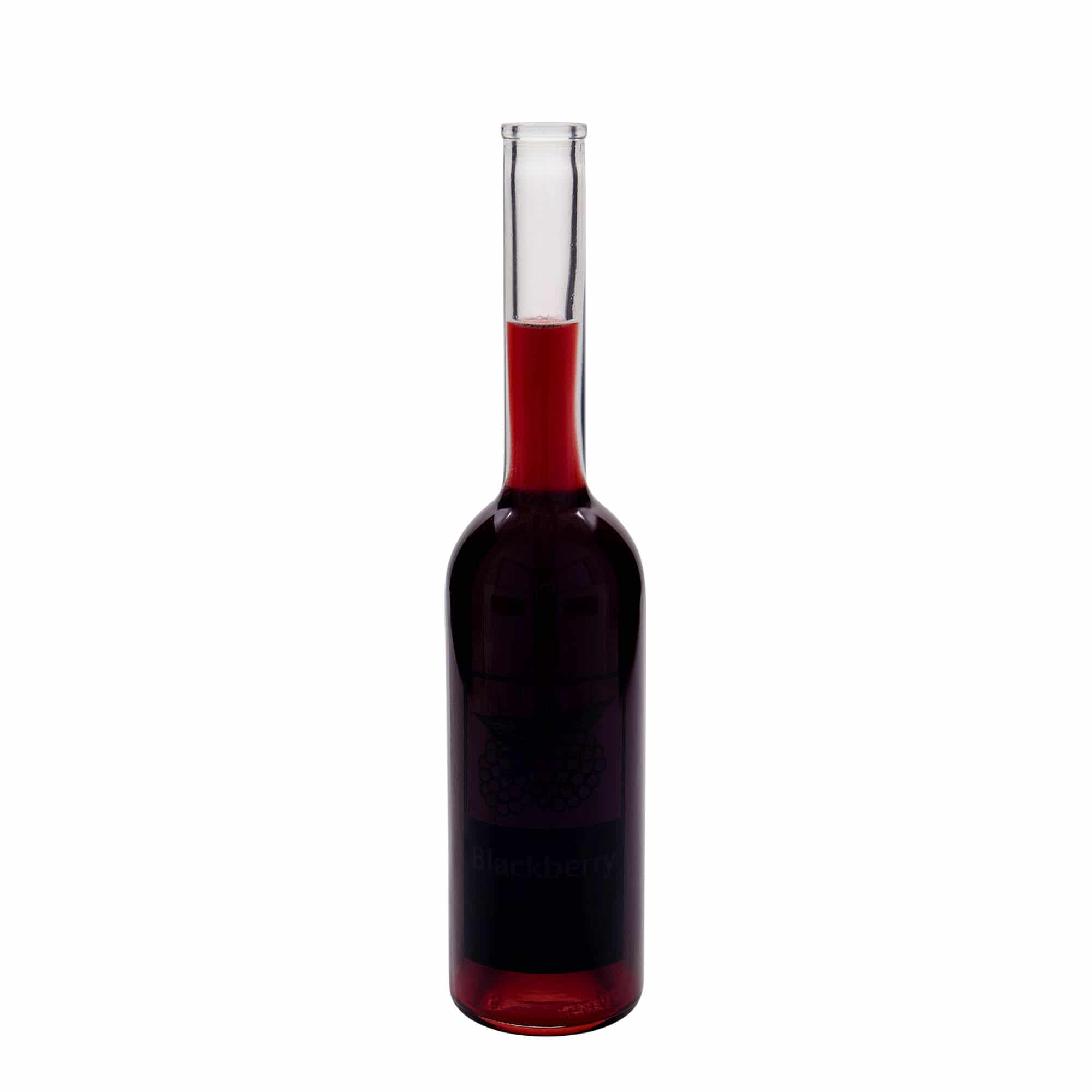 500 ml klaaspudel 'Opera', motiiv: Blackberry (murakas), sulgur: kork