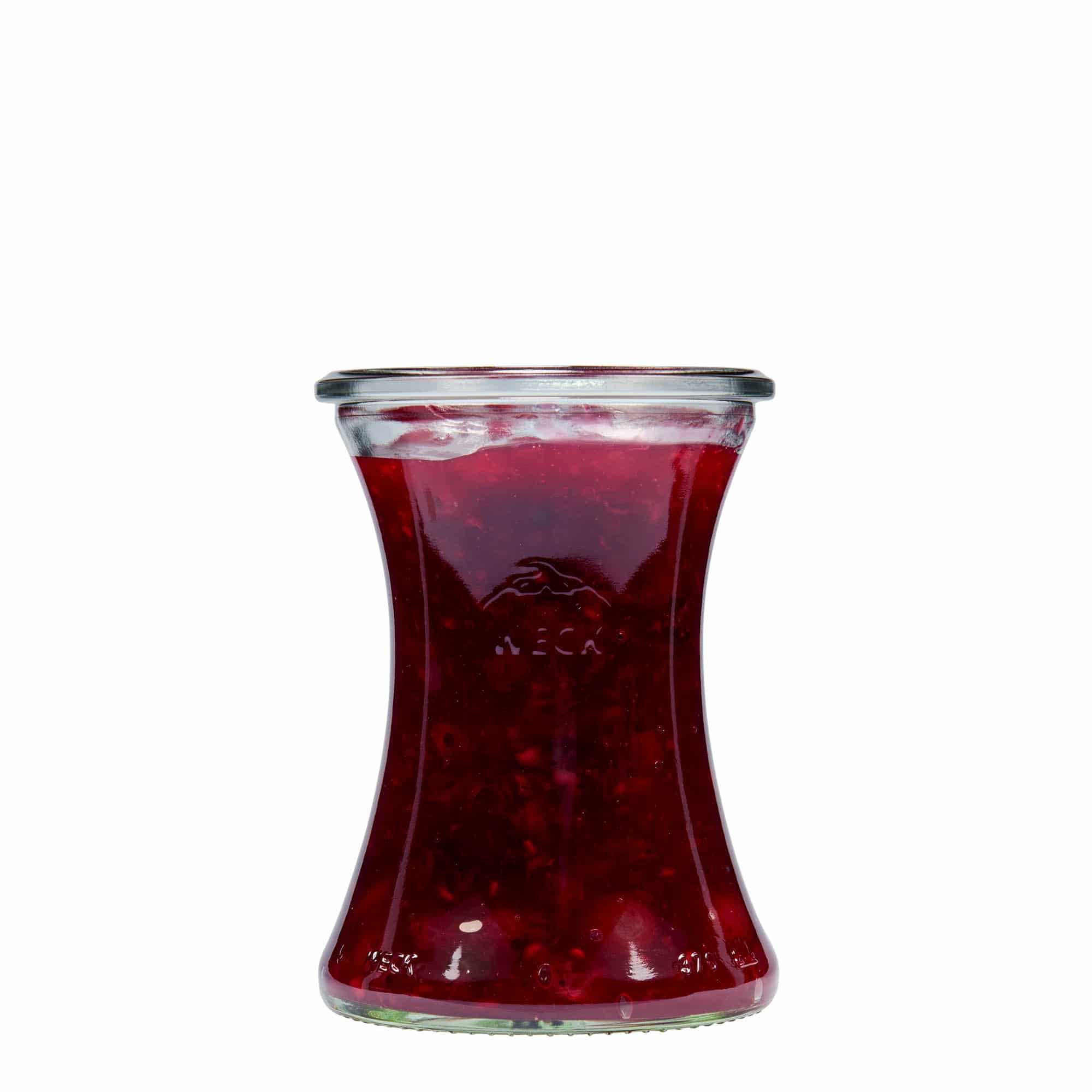 370 ml WECKi delikatessipurk, sulgur: ümar serv