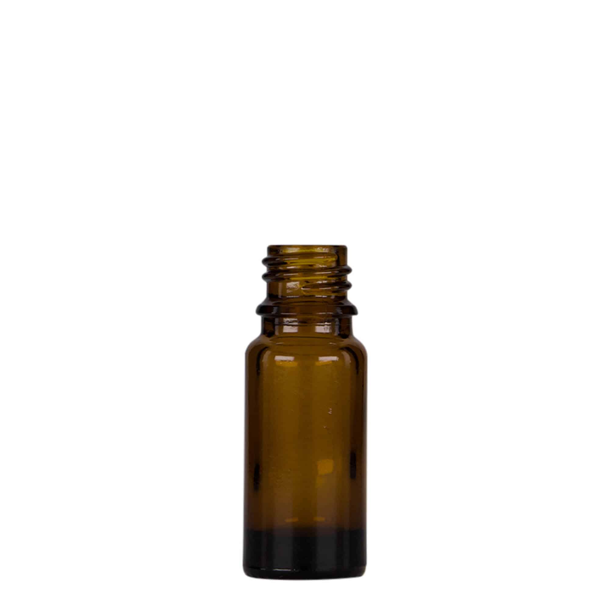 10 ml ravimi pipettpudel, klaas, pruun-must, sulgur: DIN 18