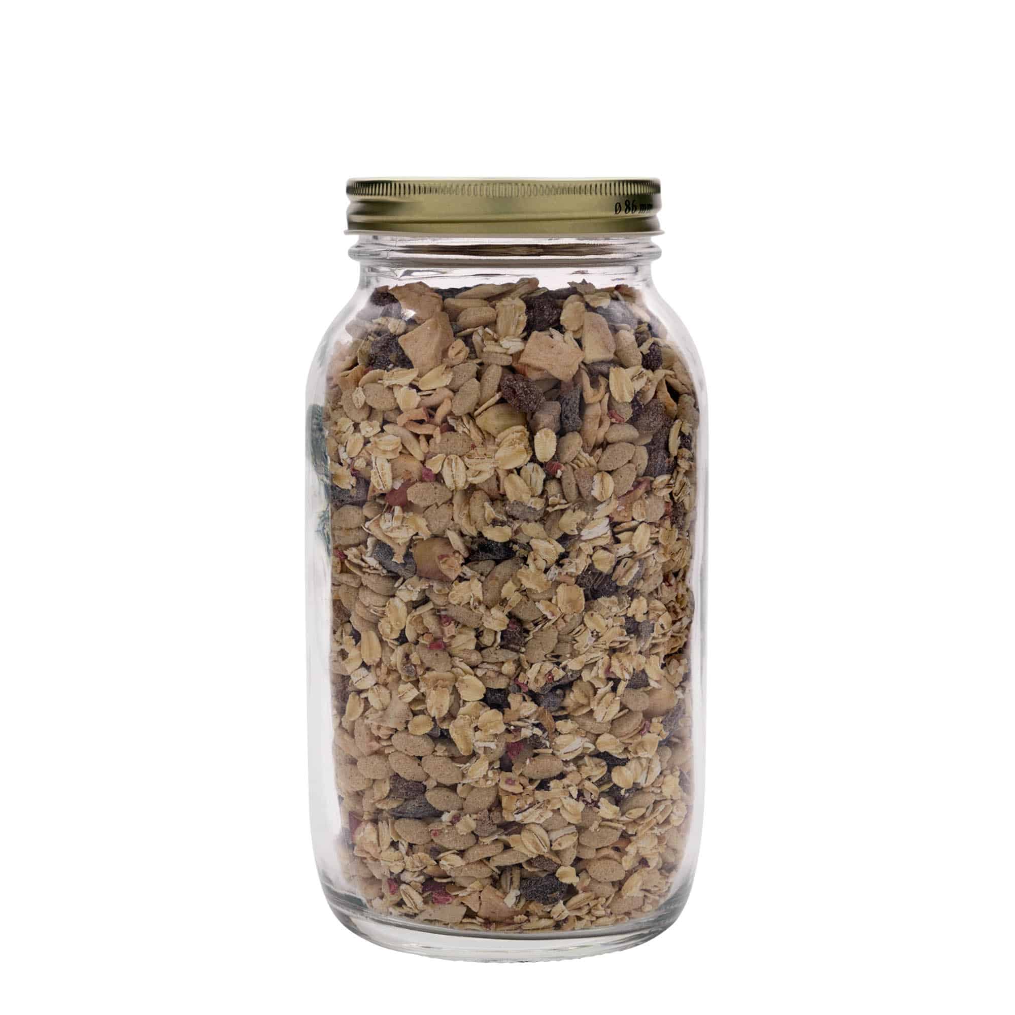 1.500 ml klaas 'Quattro Stagioni', suu: keeratava kattega