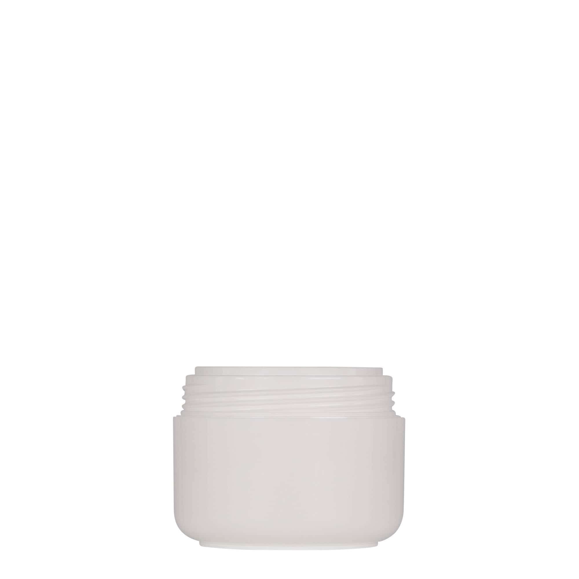 50 ml plasttopsis „Bianca“, PP, valge, avale: kruvikork