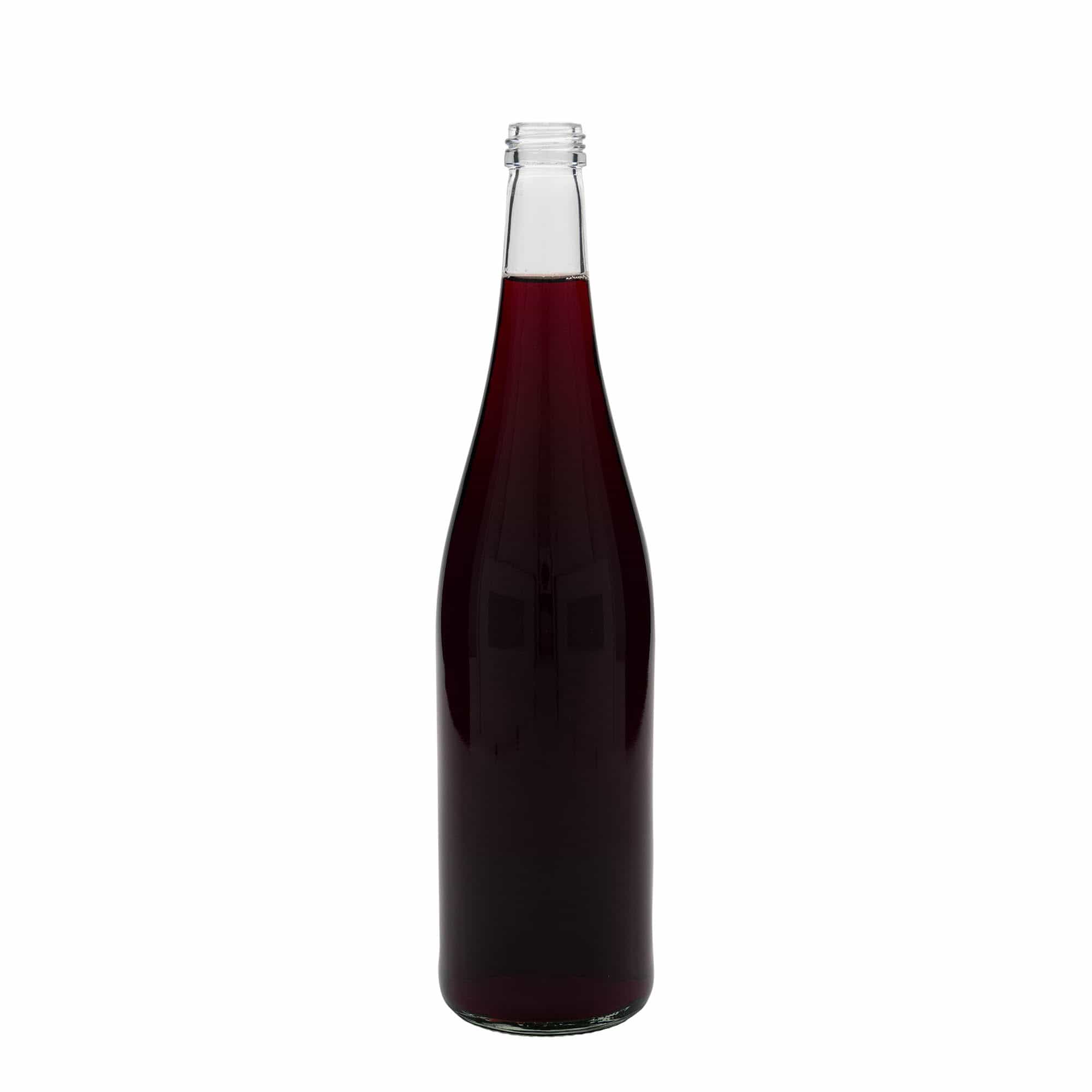 750 ml klaaspudel „Weinschlegel“, avale: PP 28