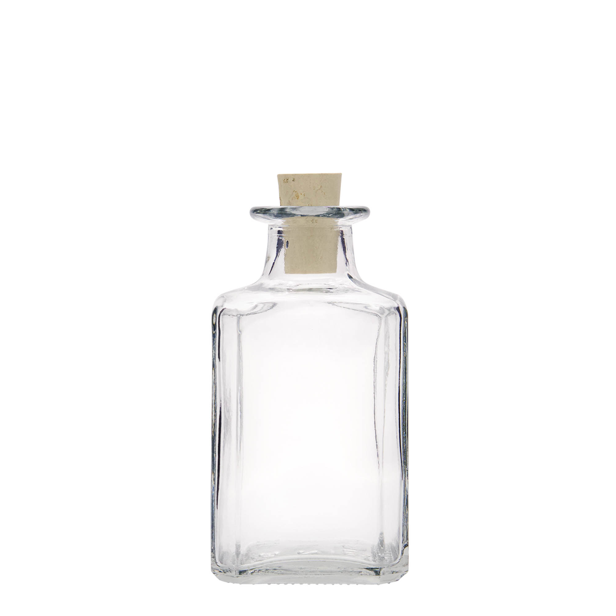 250 ml klaaspudel 'Torben', ruudukujuline, suuava: kork 250 ml klaaspudel 'Torben', ruudukujuline, suuava: kork
