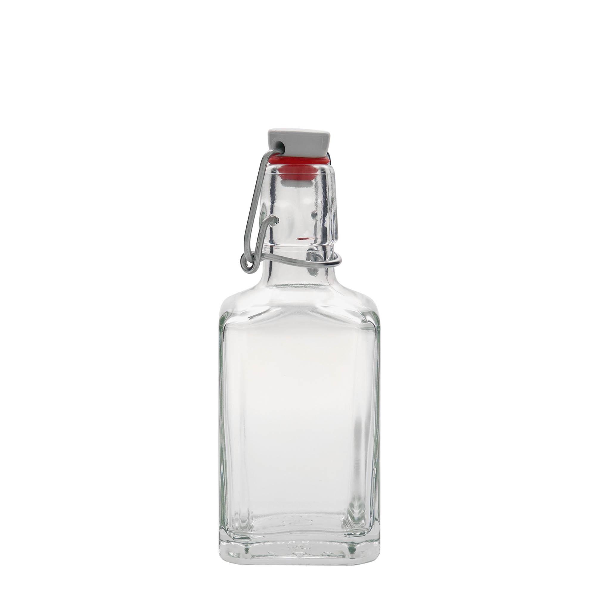 250 ml klaaspudel 'Rialto', ruudukujuline, suuava: klambrikork