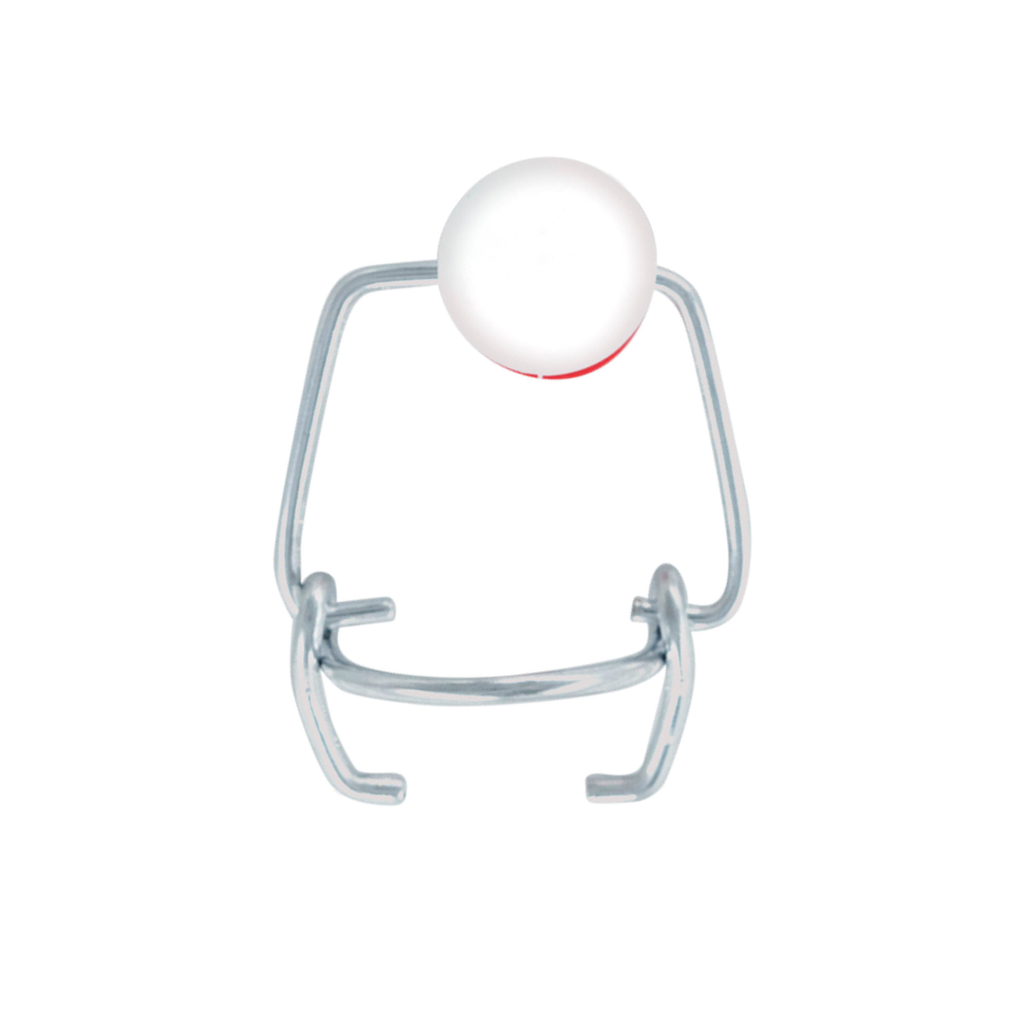 Triikimisklamber mini, plastik, punane-valge Triikimisklamber mini, plastik, punane-valge