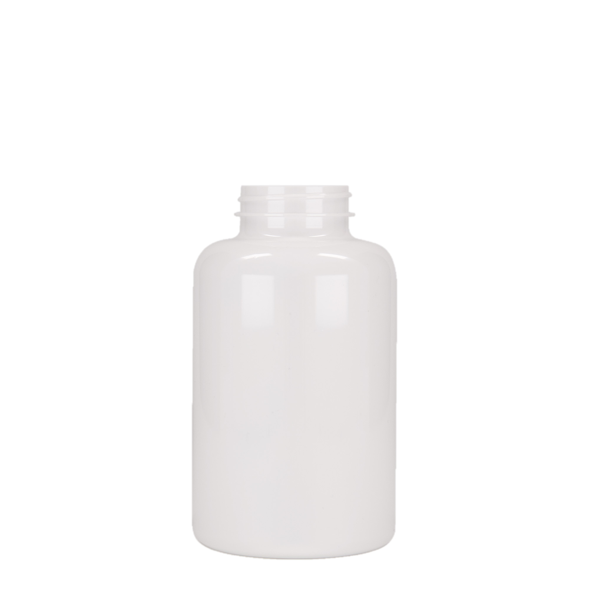 500 ml PET-pakend, plastik, valge, ava: 45/400