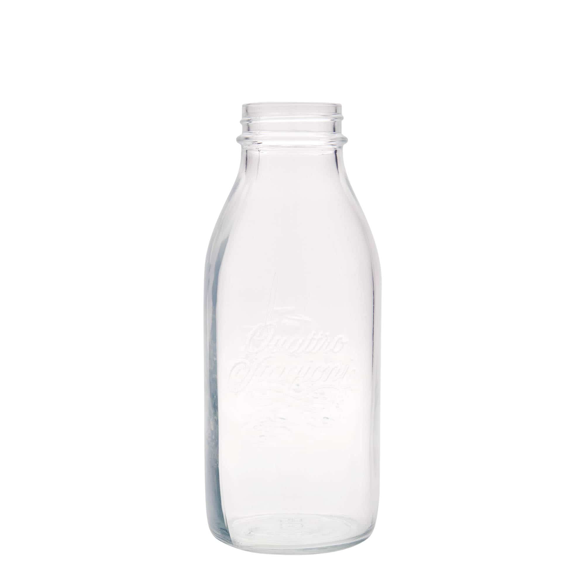 1000 ml klaaspudel 'Quattro Stagioni', sulgur: keeratav kaas 1000 ml klaaspudel 'Quattro Stagioni', sulgur: keeratav kaas
