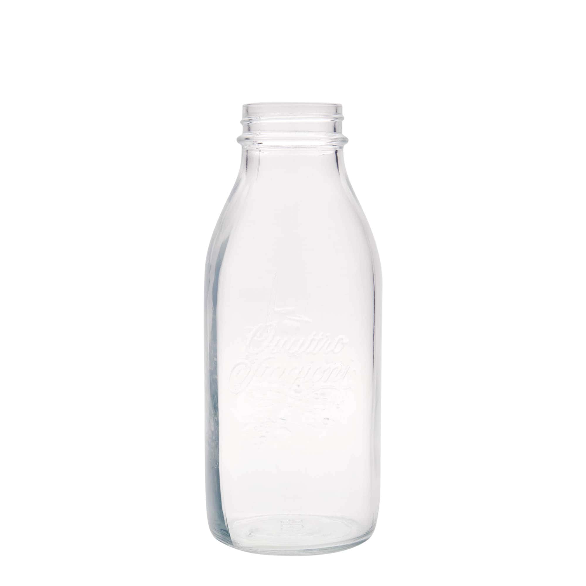 1.000 ml klaaspudel 'Quattro Stagioni', suu: kruvikork