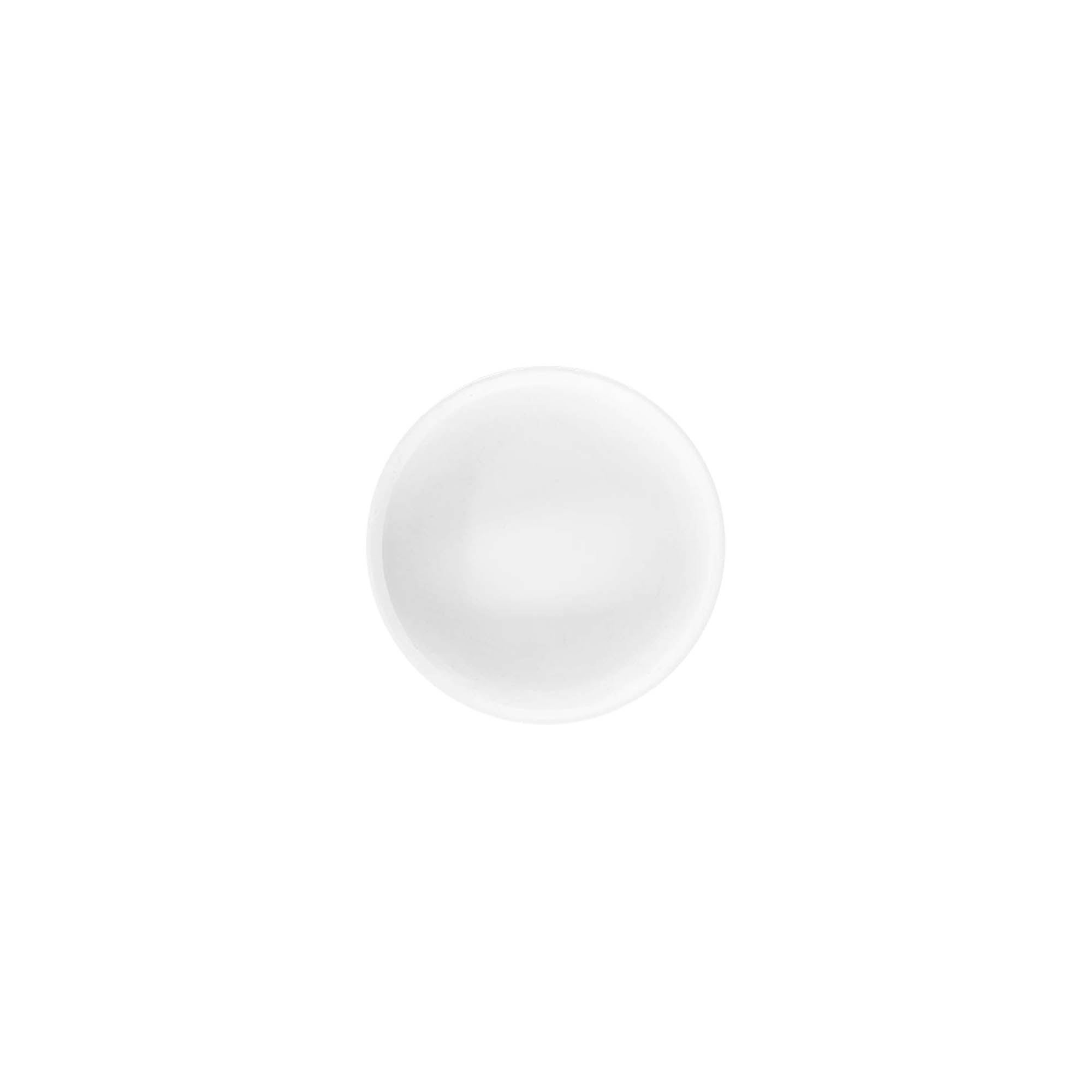 Kruviga kork 'White Line' 6 ml, PP-plast, valge