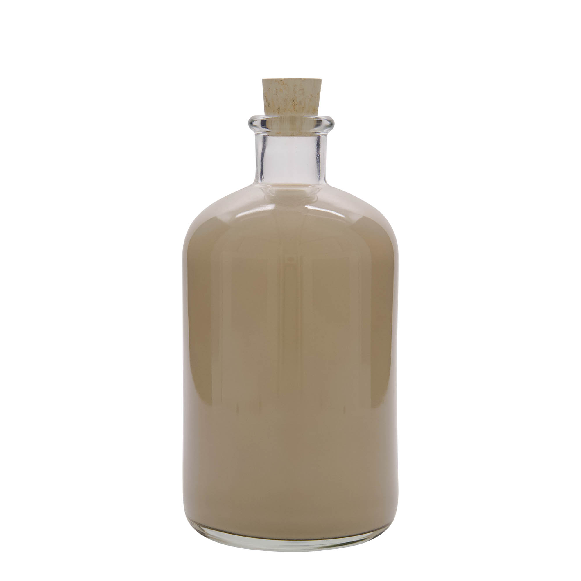 1.000 ml apteegipudelis klaas, suuava: kork