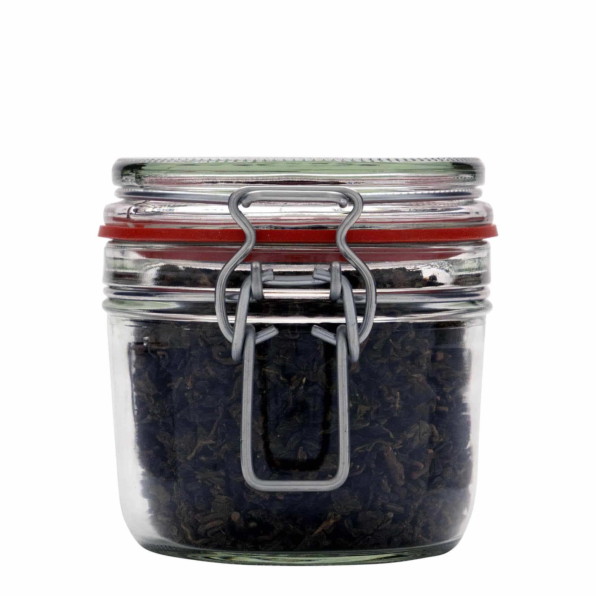 400 ml madal traatkaanega purk, sulgur: traatkaas