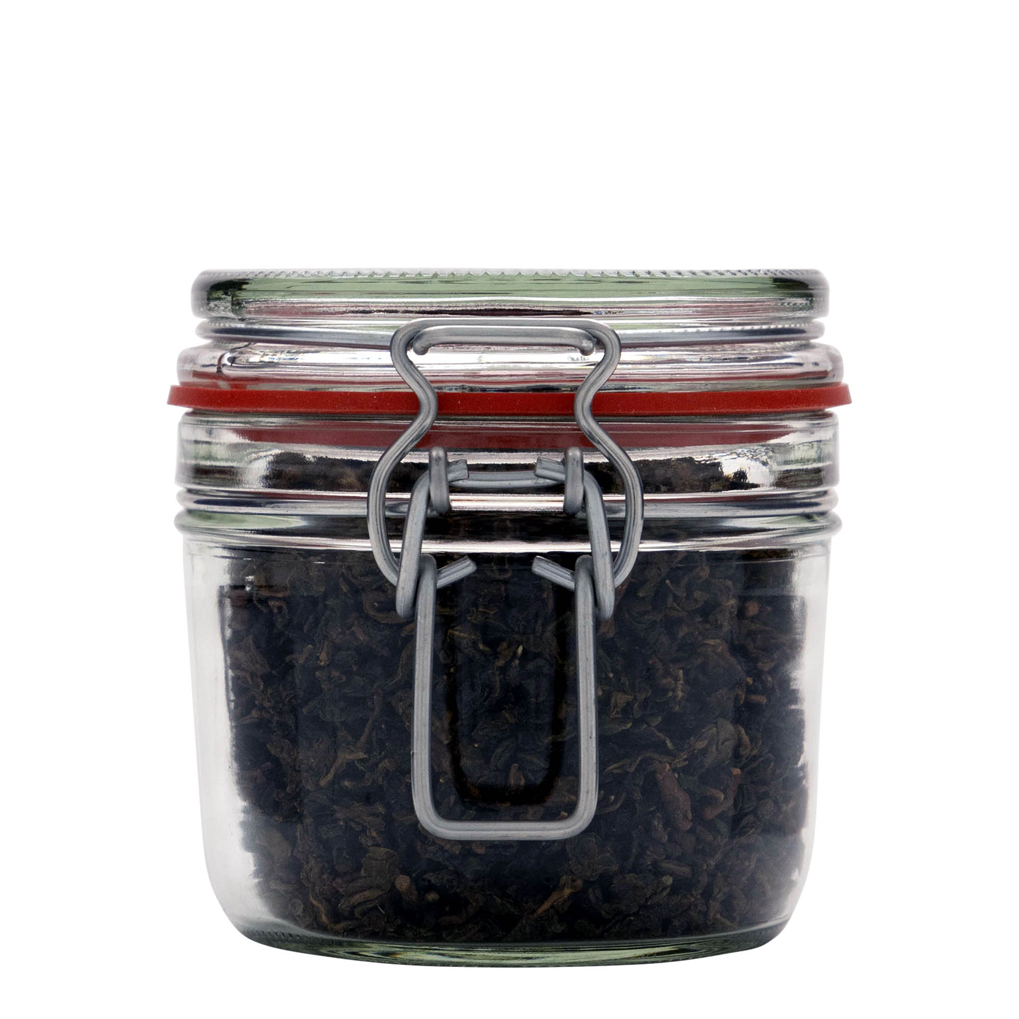 400 ml madal traatkaanega purk, sulgur: traatkaas