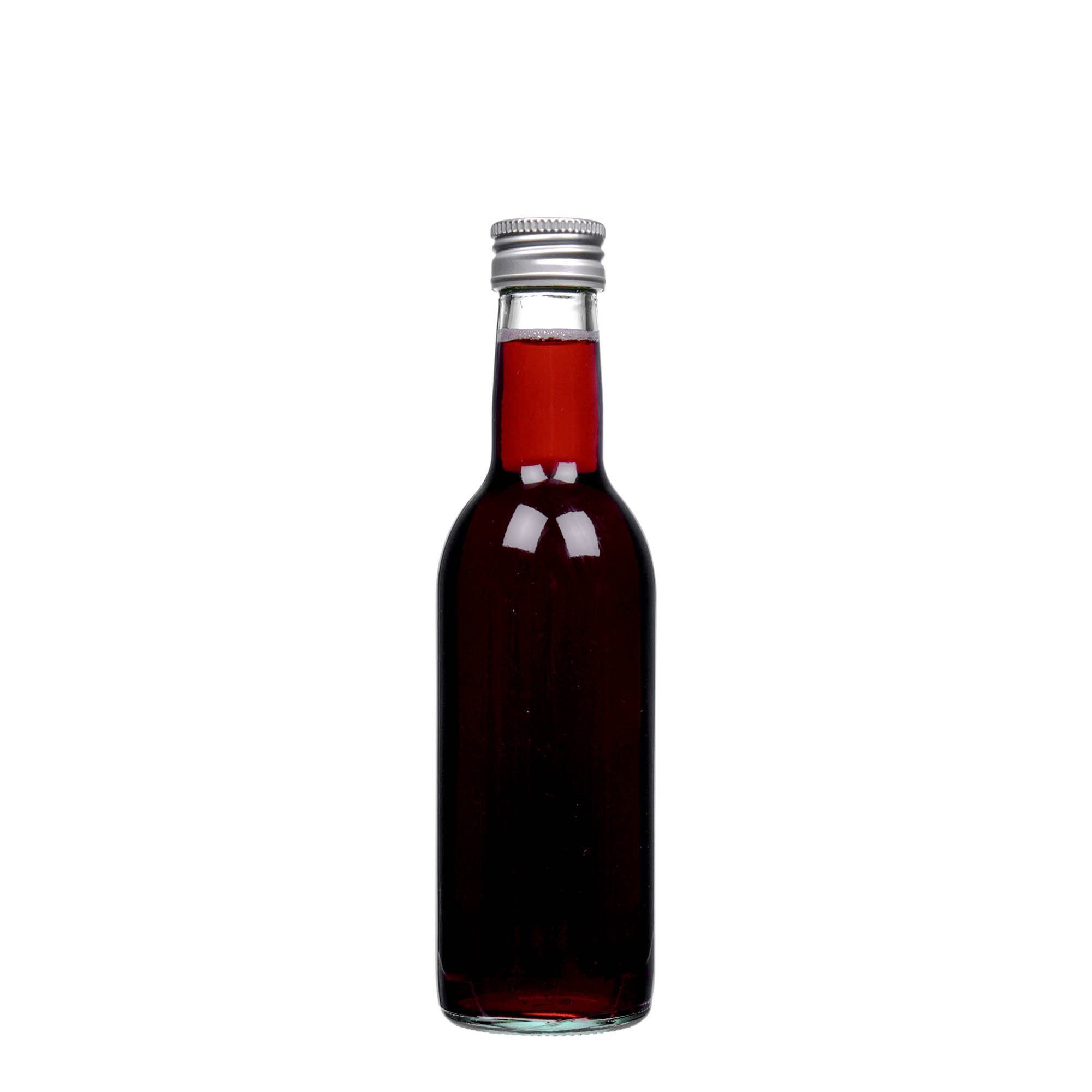 250 ml klaaspudel 'Bordeaux', ava: PP 28