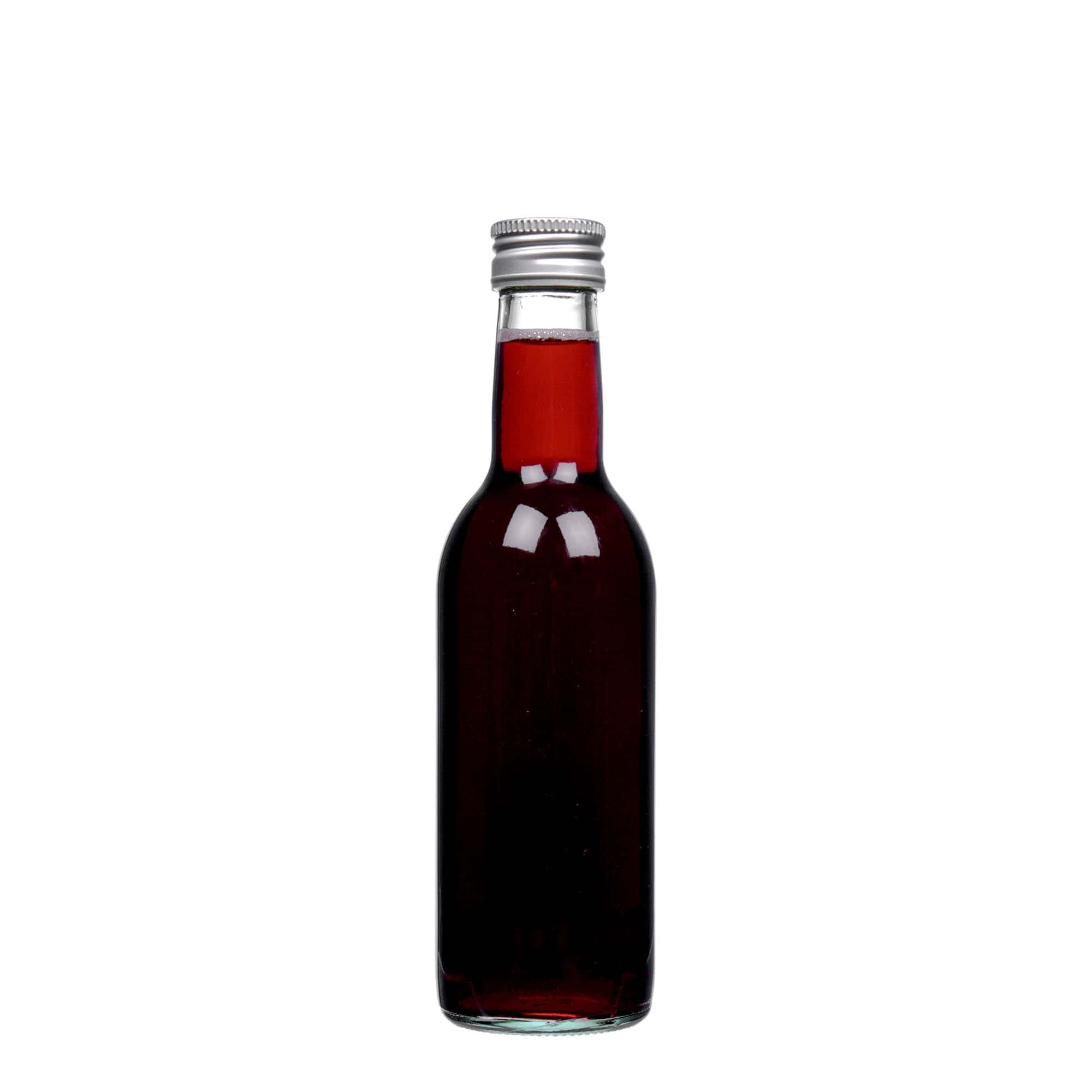 250 ml klaaspudel 'Bordeaux', ava: PP 28