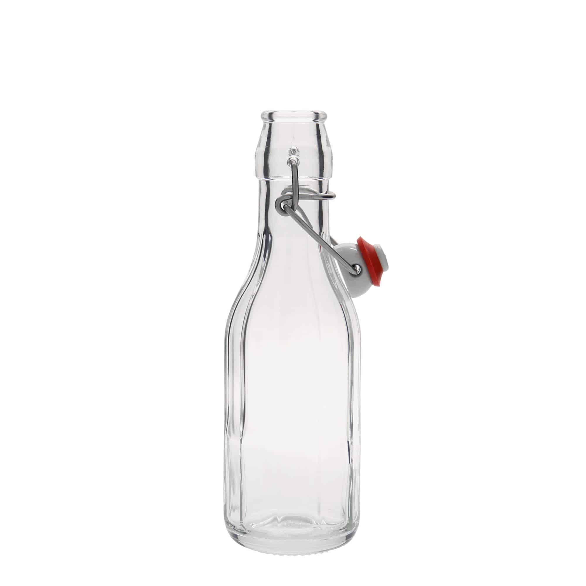 250 ml klaaspudel 'Bravo', kümnekandiline, sulgur: traatkork 250 ml klaaspudel 'Bravo', kümnekandiline, sulgur: traatkork