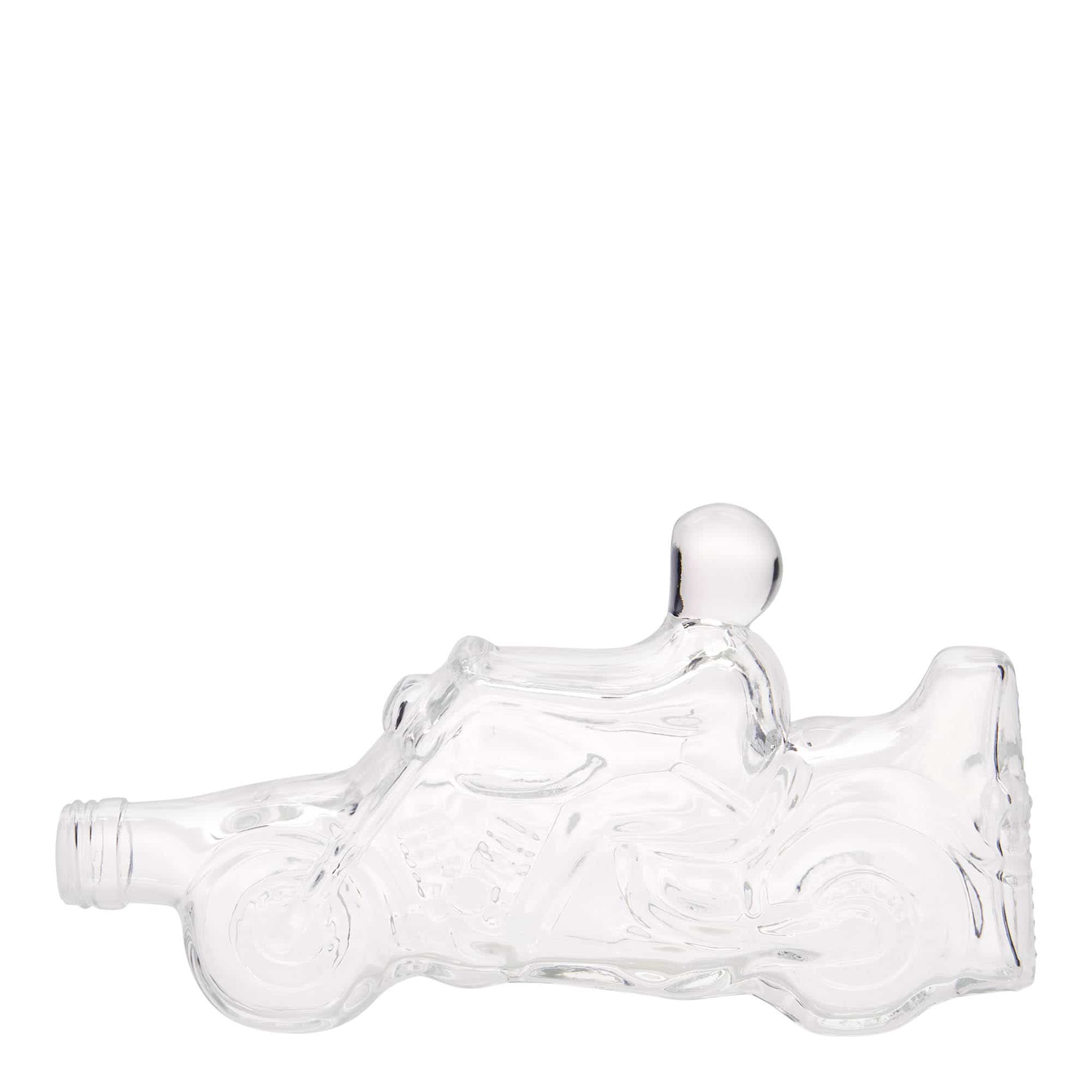 350 ml klaaspudel 'Mootorratas', sulgur: PP 28