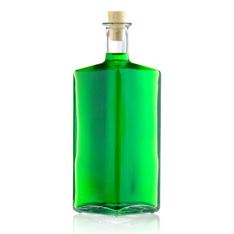 500 ml klaaspudel 'Riva', rombikujuline, kael: kork 500 ml klaaspudel 'Riva', rombikujuline, kael: kork