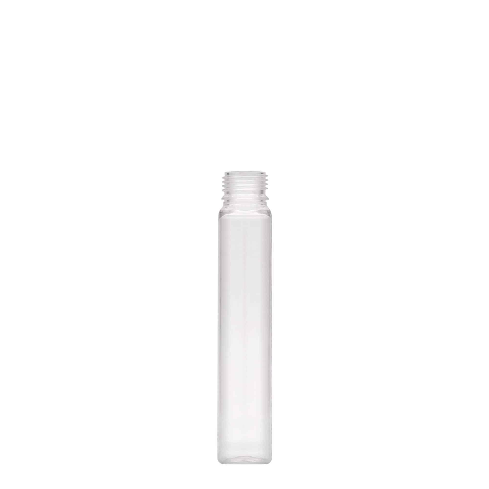 25 ml PET-toruke, plastik, avale: kruvikork