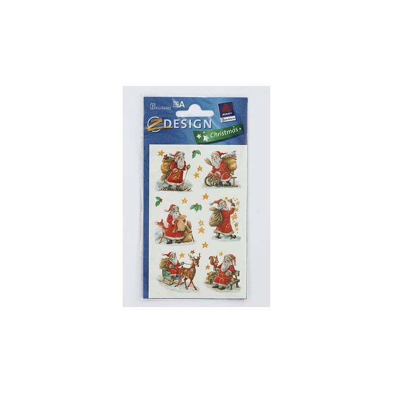 Zweckform kleebised „Jõuluvana“, paber, mitmevärviline Zweckform kleebised „Jõuluvana“, paber, mitmevärviline