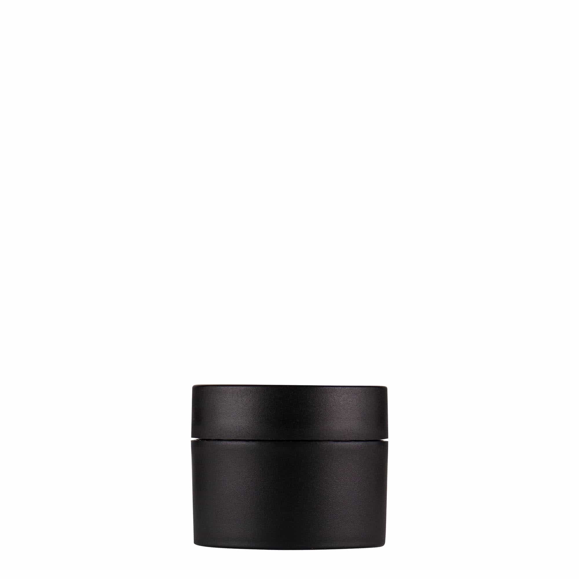 15 ml plastikkarp „Antonella“, PP, must, avale: keeratava korgiga