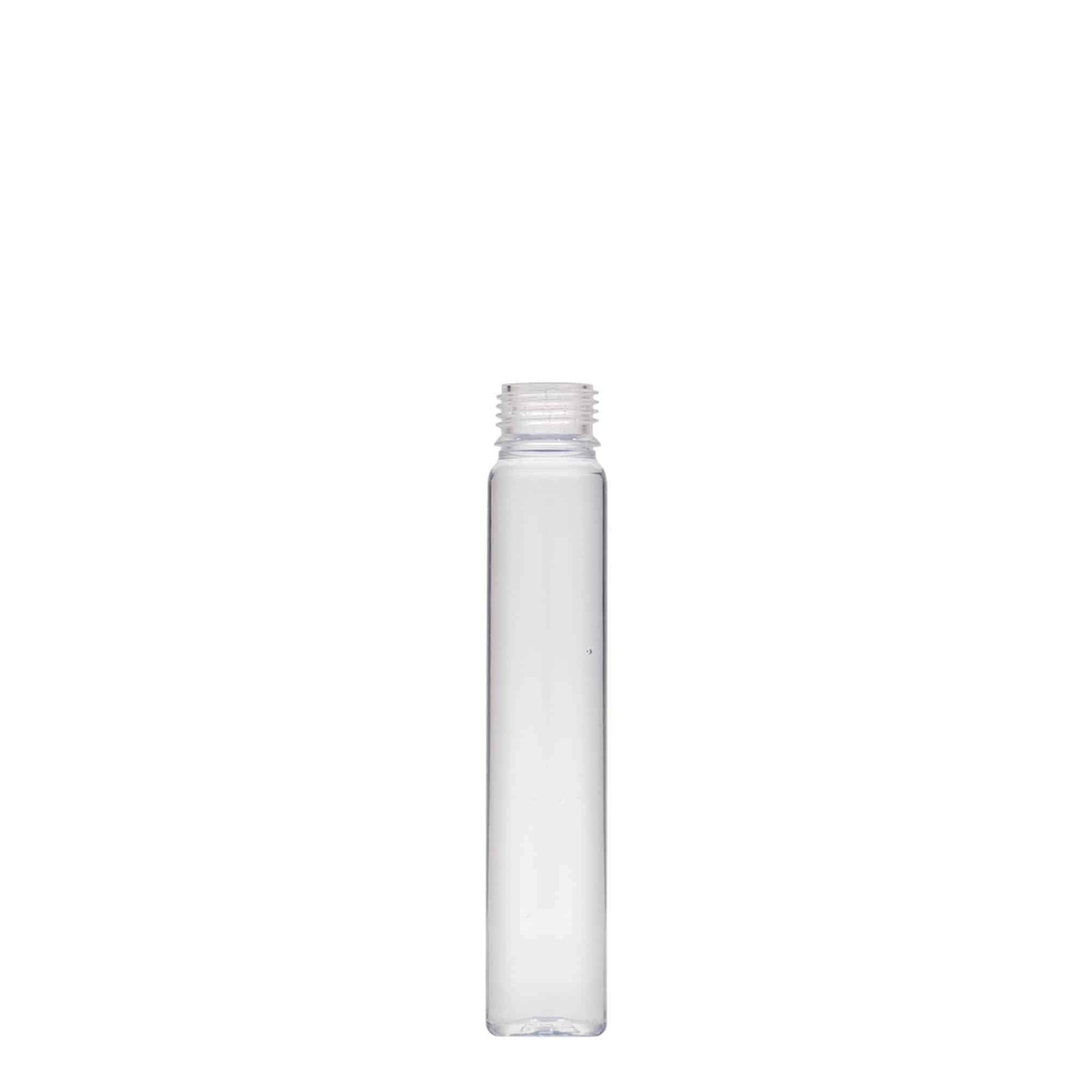 25 ml PET-toruke, plastik, avale: kruvikork