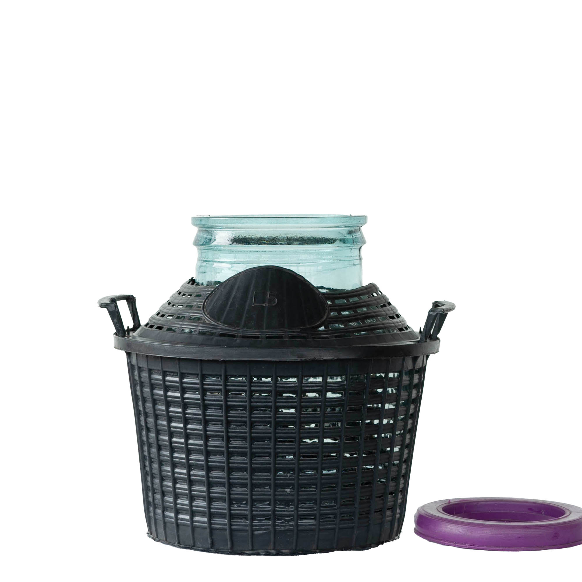 5 l pallpudel lai kaelaga, klaas, ava: klapikaas